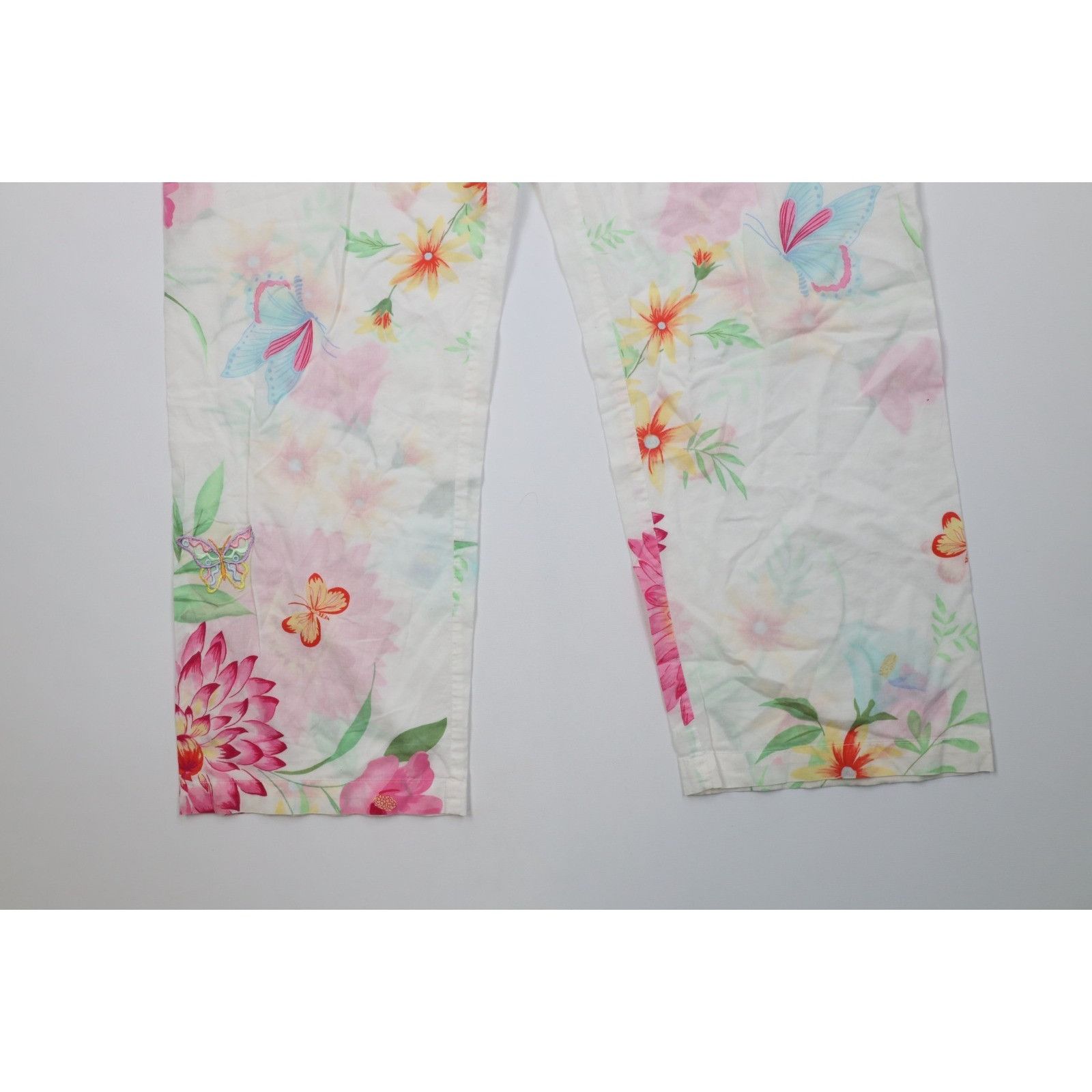 Victoria's Secret Vintage Victoria's Secret 2 Piece Flower Butterfly Pajamas Size M / US 6-8 / IT 42-44 - 12 Thumbnail