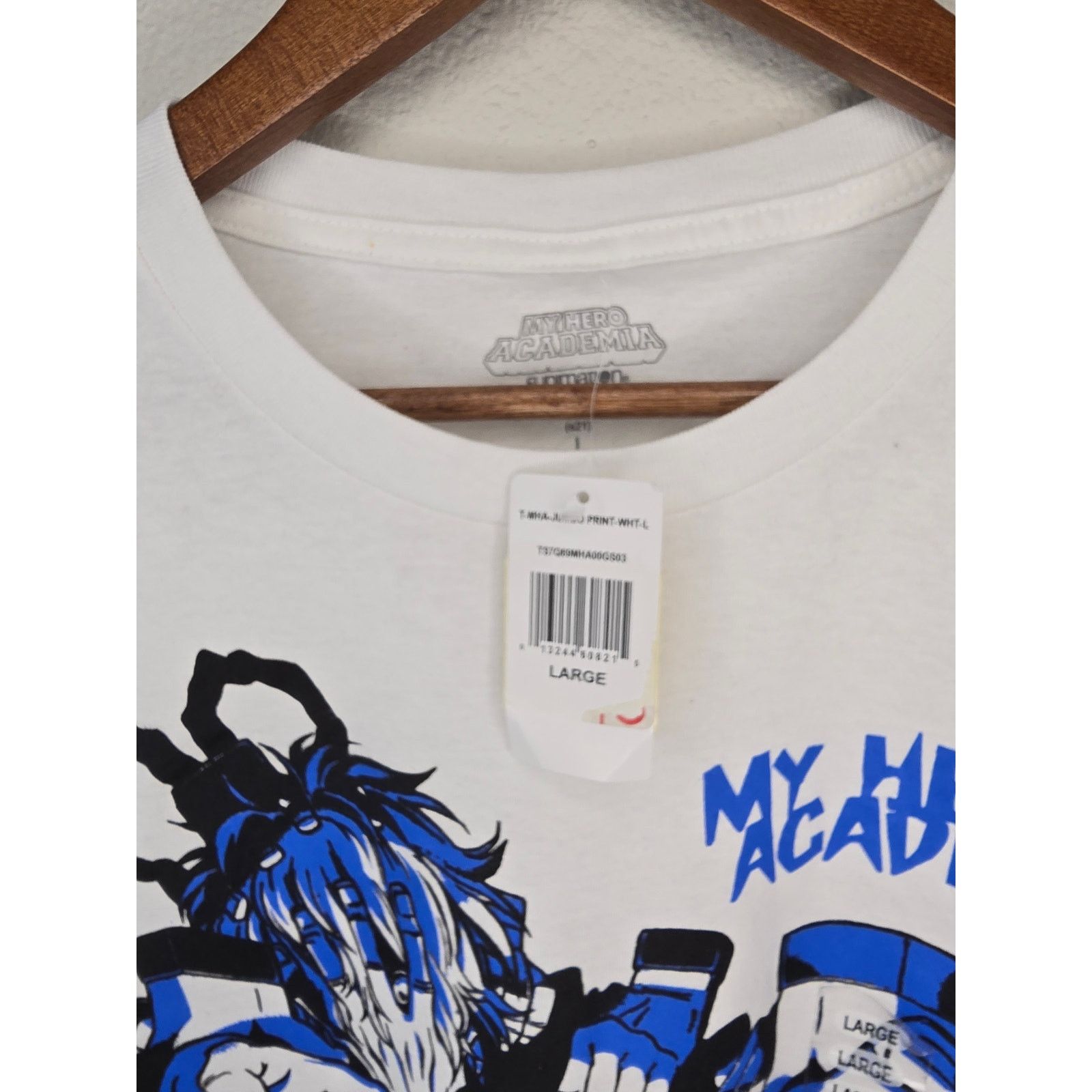 Other My Hero Academia Shirt Mens Large White Graphic Anime Tee Size US L / EU 52-54 / 3 - 4 Thumbnail