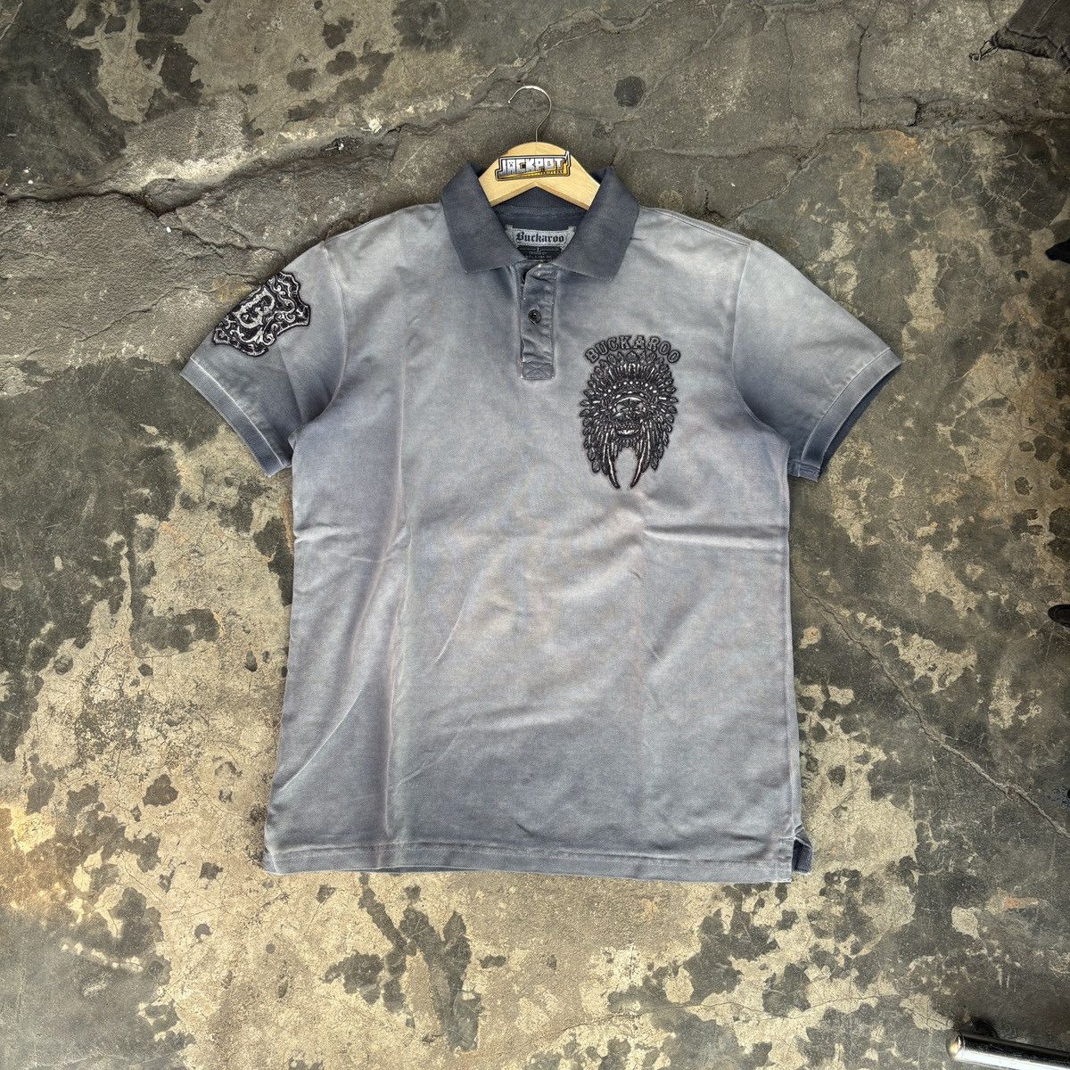 Vintage Buckaroo Y2K polo shirt Size US L / EU 52-54 / 3 - 4 Thumbnail