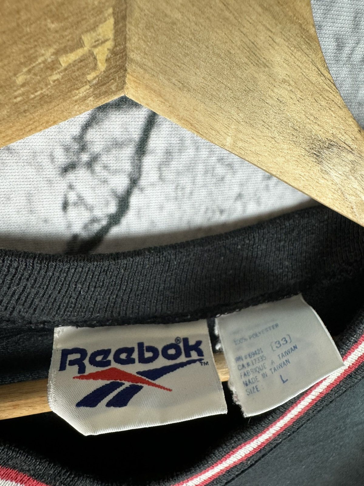 Reebok Vintage Jersey Reebok Rare oversized Size US L / EU 52-54 / 3 - 3 Thumbnail