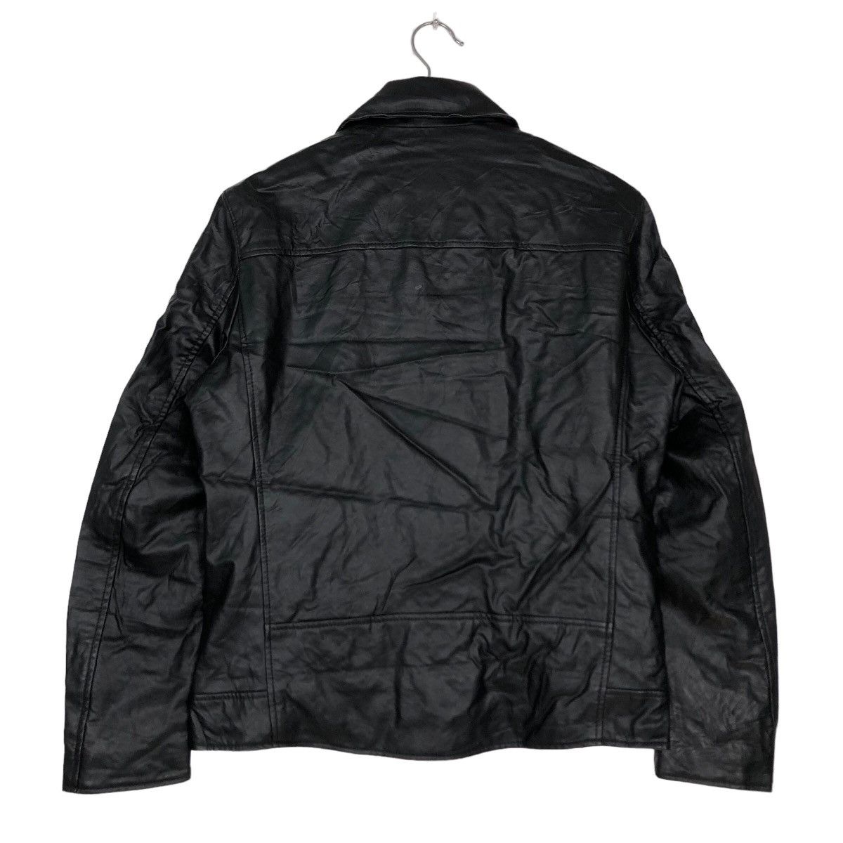 Japanese Brand 🔥Bondage Design Soft Leather Bomber Jacket Uniqlo Japan Size US M / EU 48-50 / 2 - 8 Thumbnail