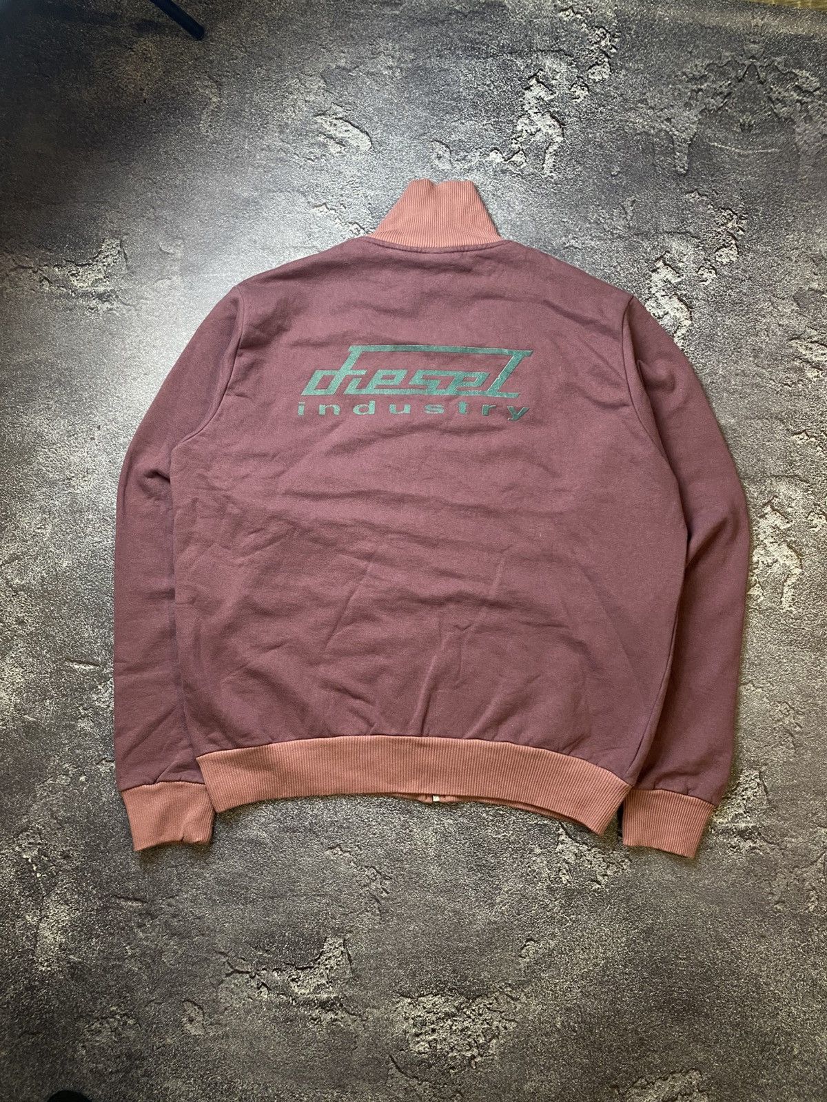 Diesel Diesel vintage zip up big logo y2k made in Greece lampo Size L / US 10 / IT 46 - 1 Thumbnail