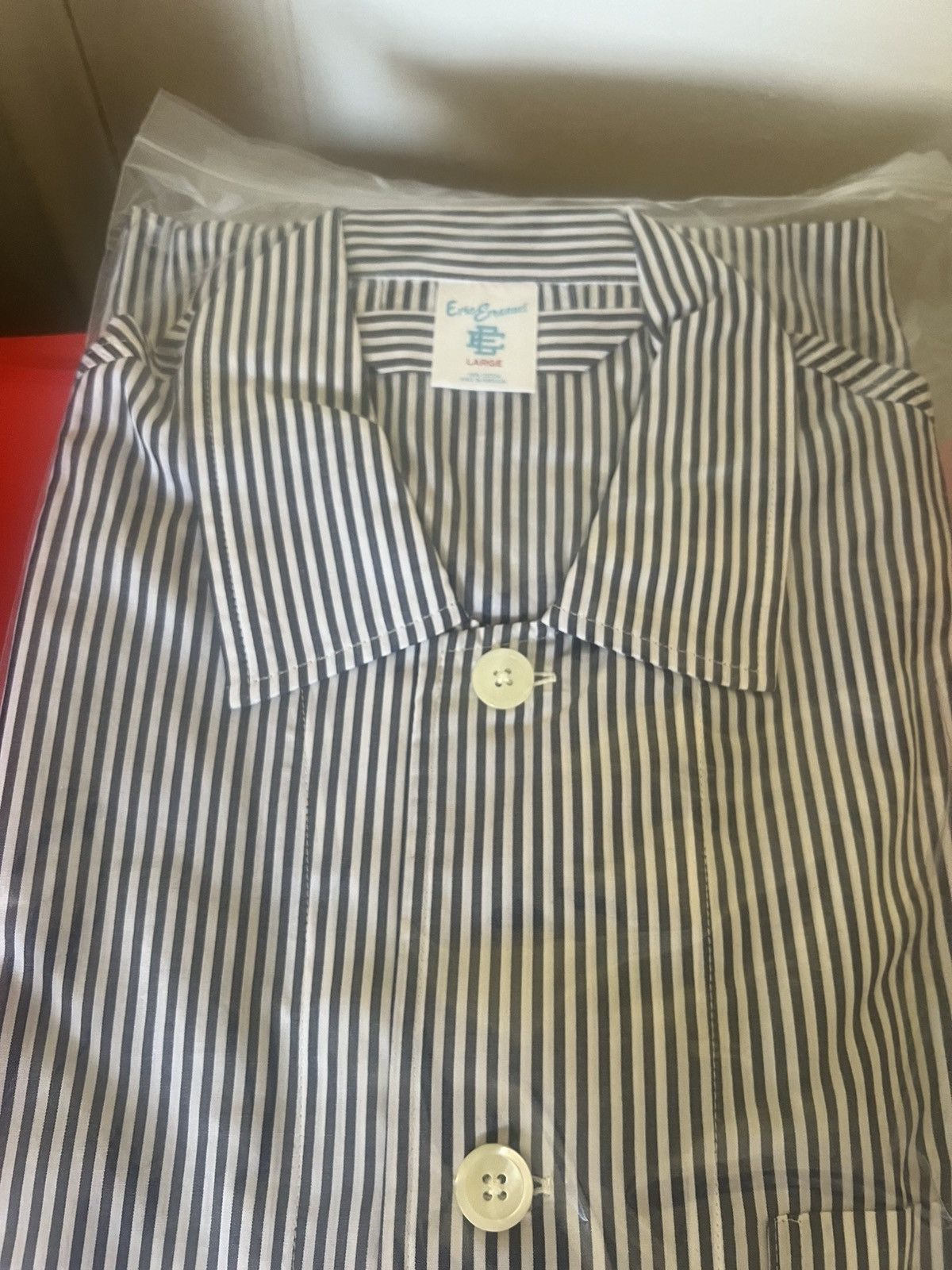 Eric Emanuel Eric Emanuel EE navy blue pajamas tops and bottoms large Size US L / EU 52-54 / 3 - 9 Thumbnail