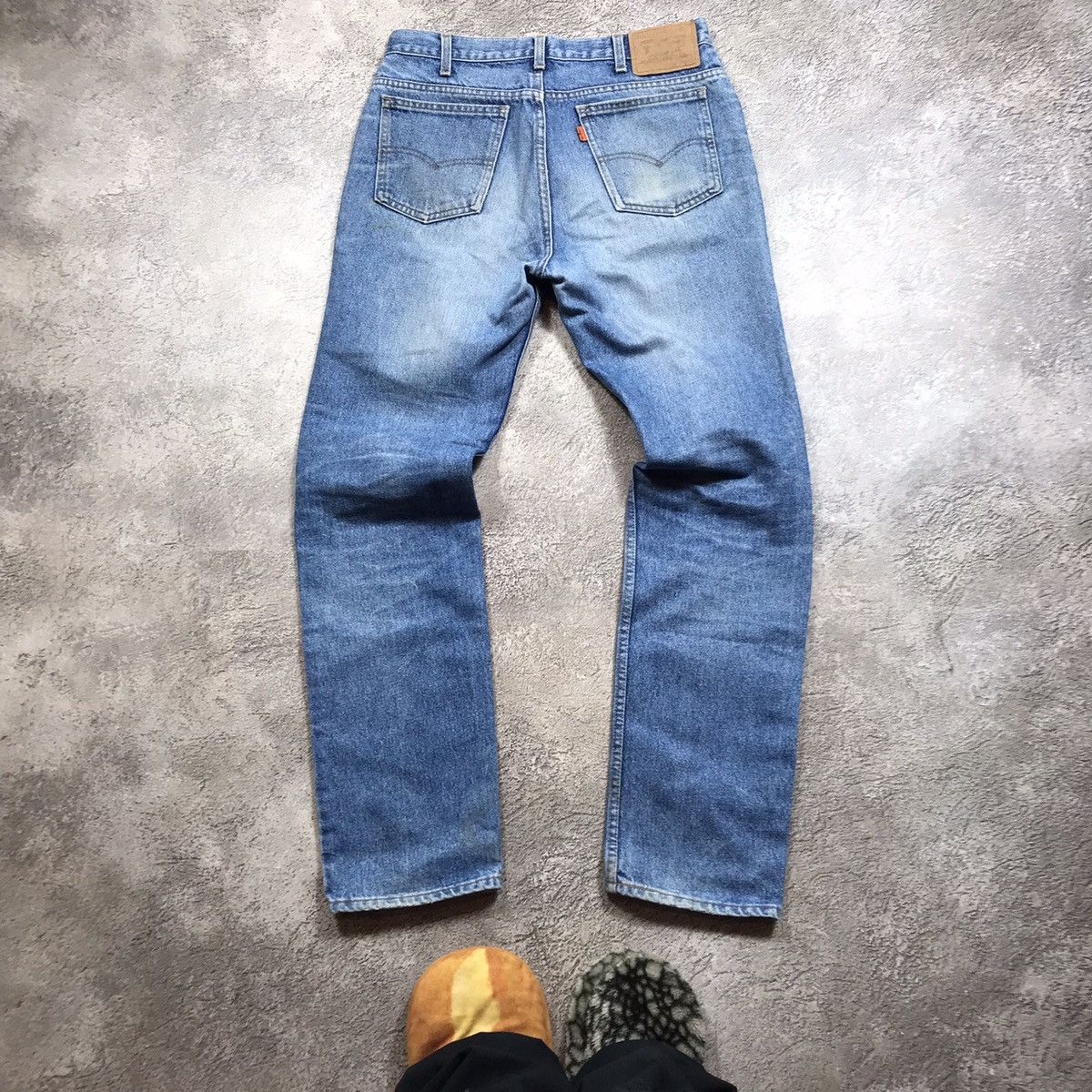 Vintage Vintage 90s Levis Distressed Baggy Jeans Grunge Thrashed 30 Size US 30 / EU 46 - 2 Thumbnail