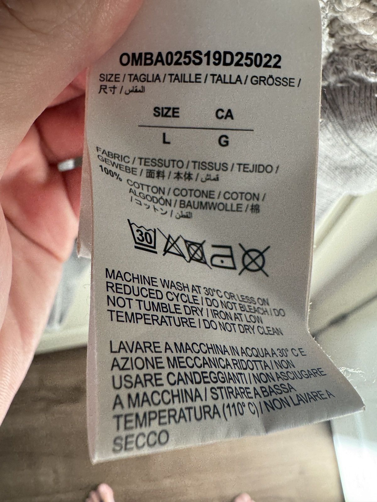 Off-White off-white grey sweatshirt large size Size US L / EU 52-54 / 3 - 5 Thumbnail