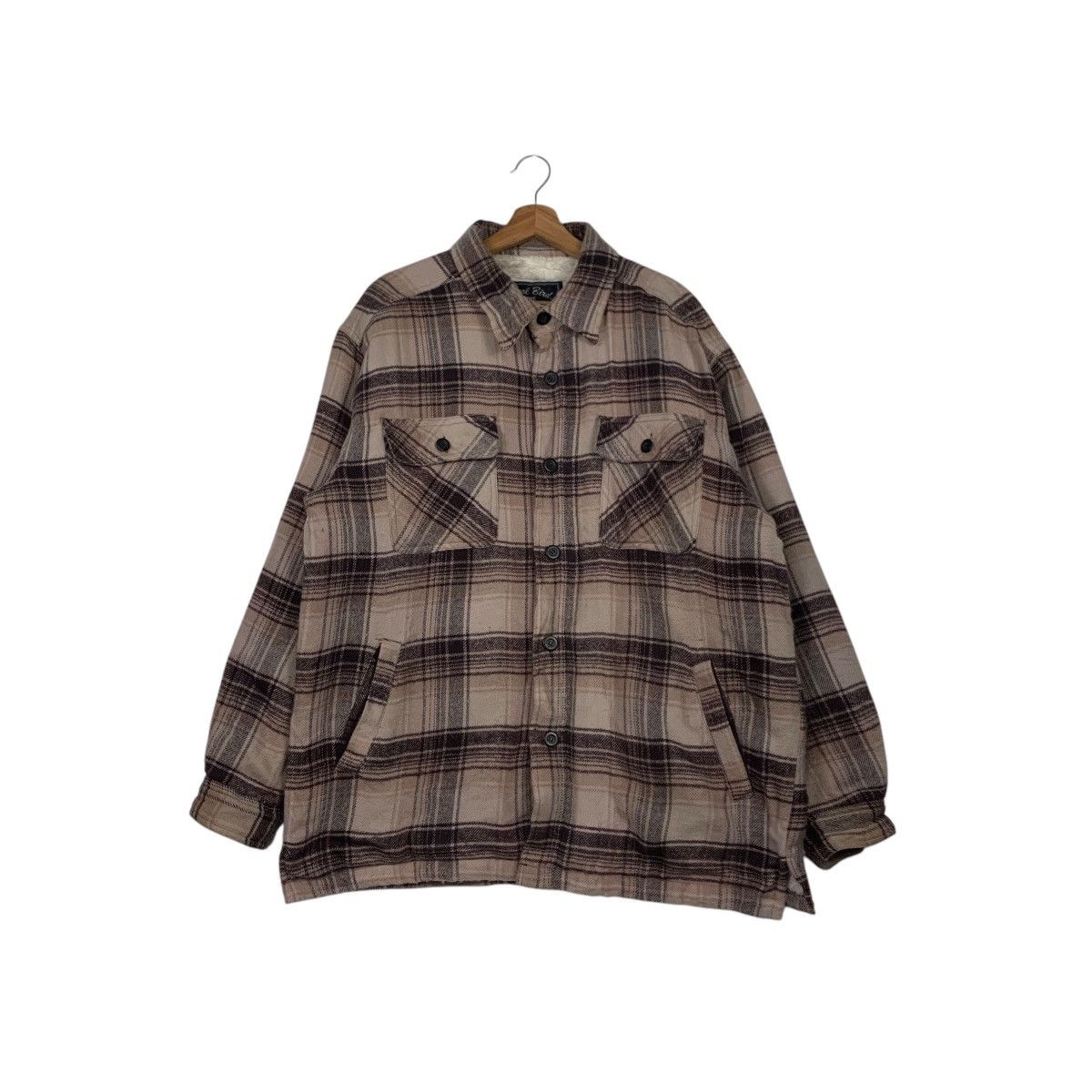 Flannel BICAL BIND Four Pocket Checked Flannel Jacket #2317-C103 Size US L / EU 52-54 / 3 - 1 Thumbnail