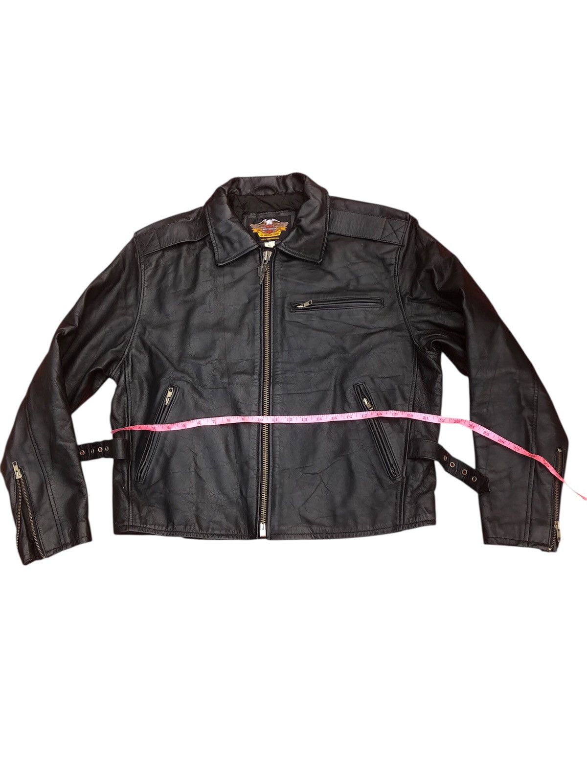 Harley Davidson × Vintage VINTAGE LEATHER JACKET HARLEY-DAVISON Size US L / EU 52-54 / 3 - 6 Thumbnail