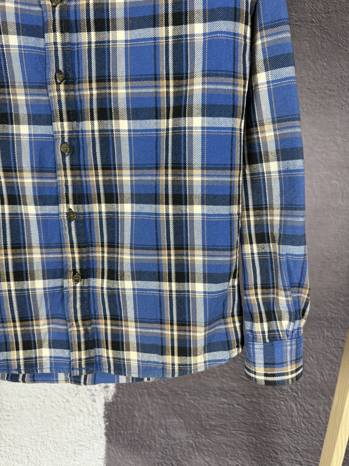 Japanese Brand Azul by Moussy Wardrobe Trunk checkered flannel shirt Size US M / EU 48-50 / 2 - 5 Thumbnail