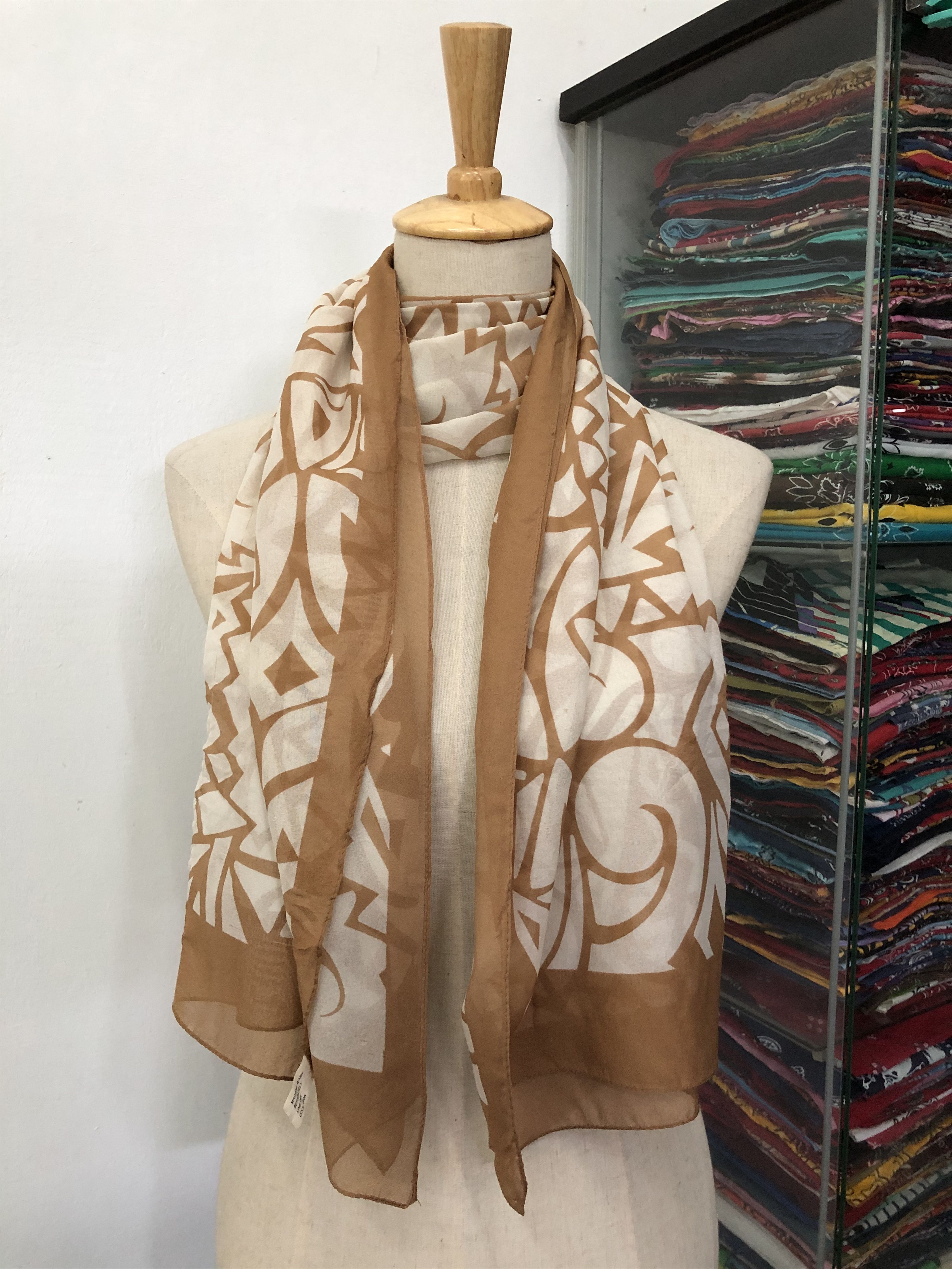 Vintage Vintage Silk Scarf Size ONE SIZE - 1 Thumbnail