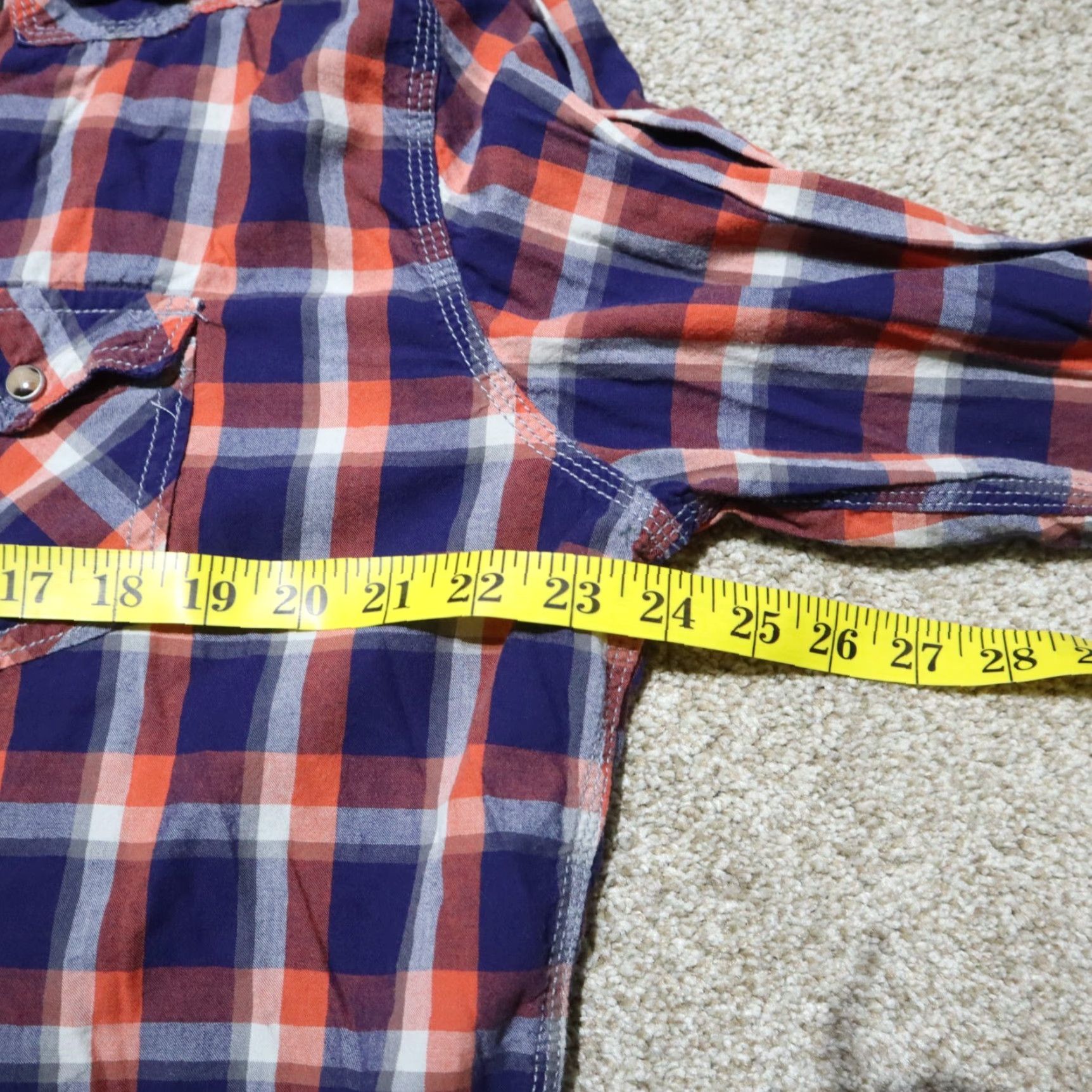Vintage AriZona Shirt Button-Up XL Red Blue Plaid Long Sleeve Mens Size XL Size US XL / EU 56 / 4 - 5 Thumbnail