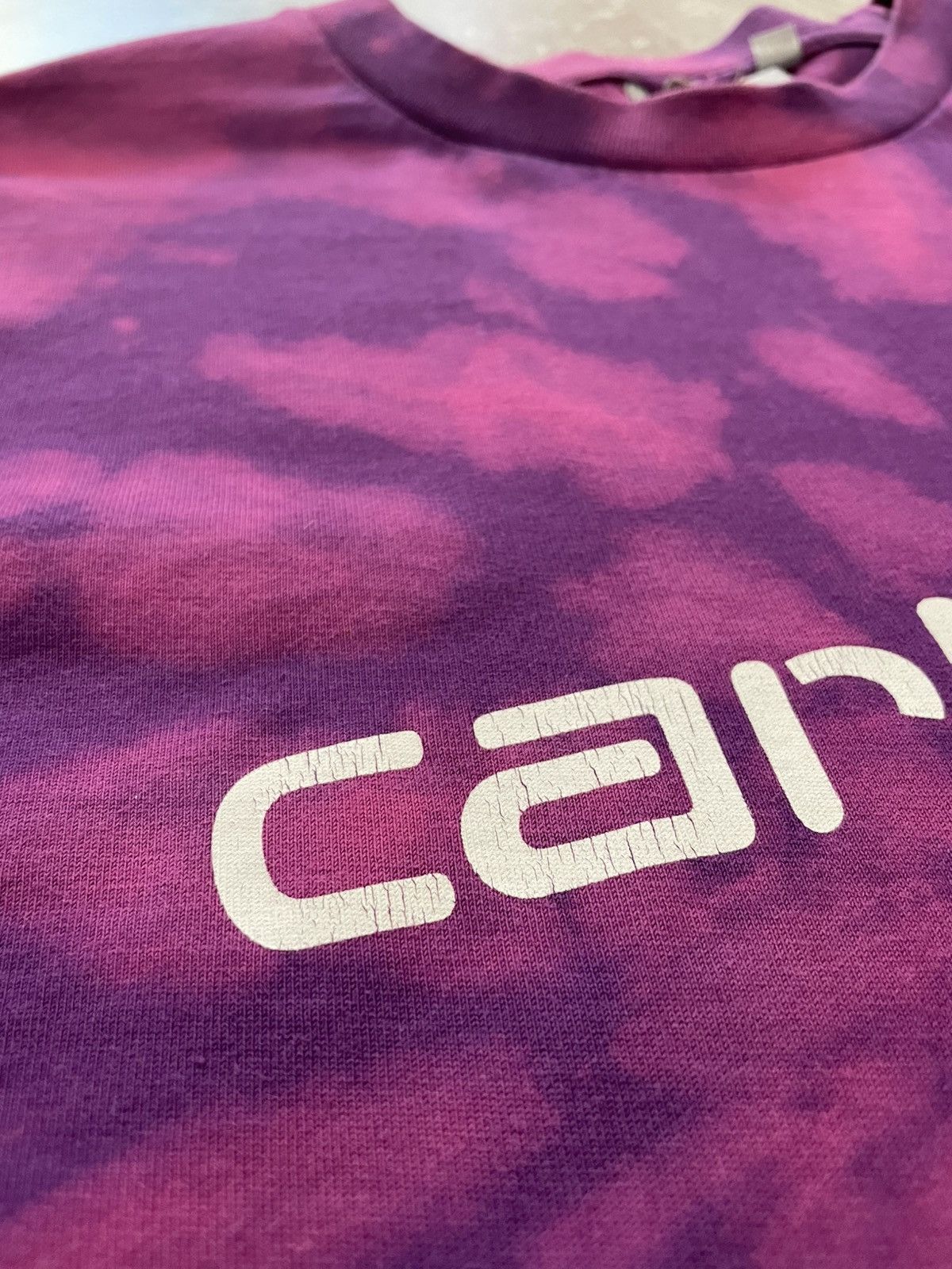Carhartt Vintage Carhartt Purple T-Shirt Tie Dye Custom Y2K Size US M / EU 48-50 / 2 - 6 Thumbnail