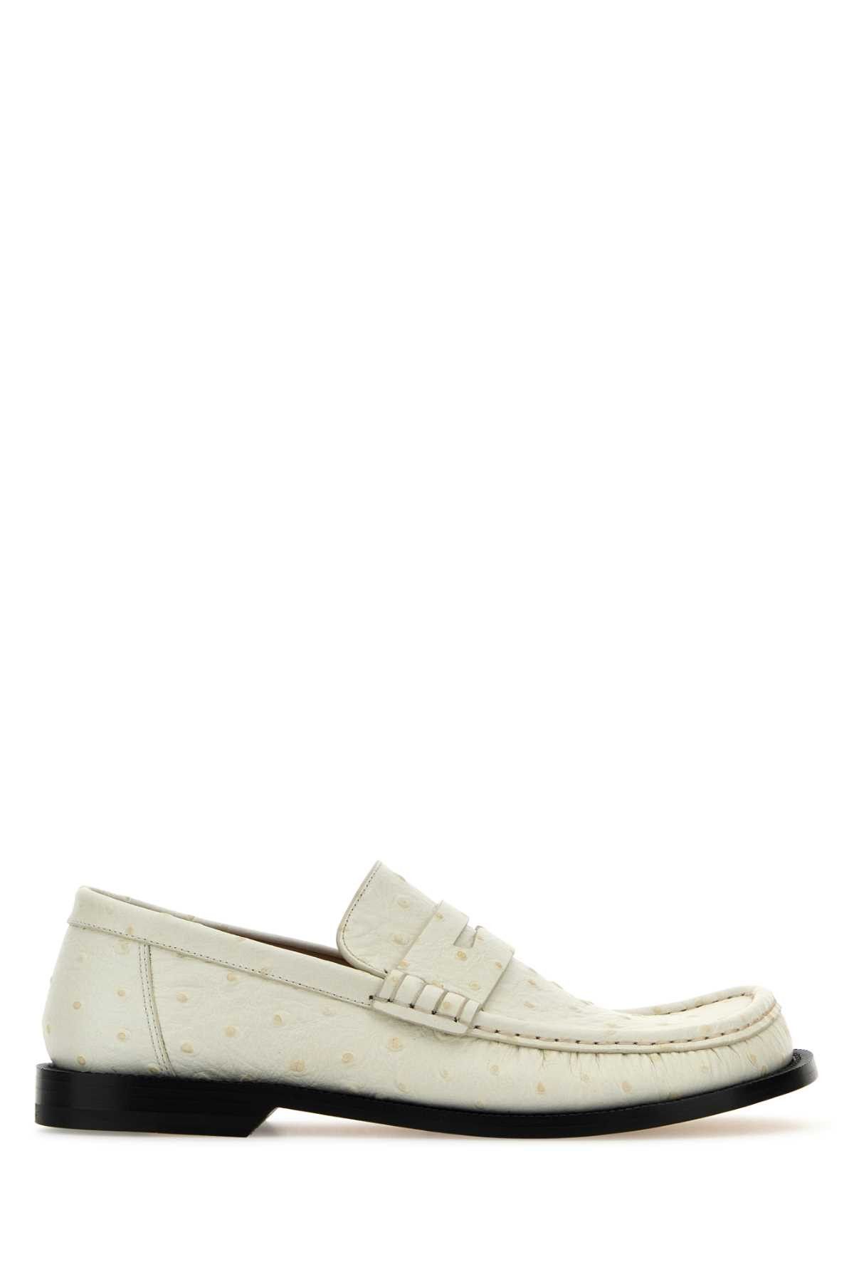 Loewe Ivory Leather Campo Loafers Size US 6 / IT 36 - 1 Thumbnail