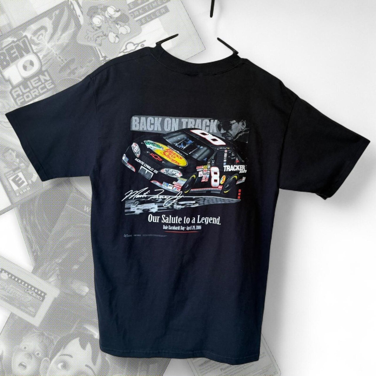 Chase Authentics Y2K Nascar Dale Earnhardt Bass Pro Shops Graphic Tee Size US M / EU 48-50 / 2 - 2 Thumbnail