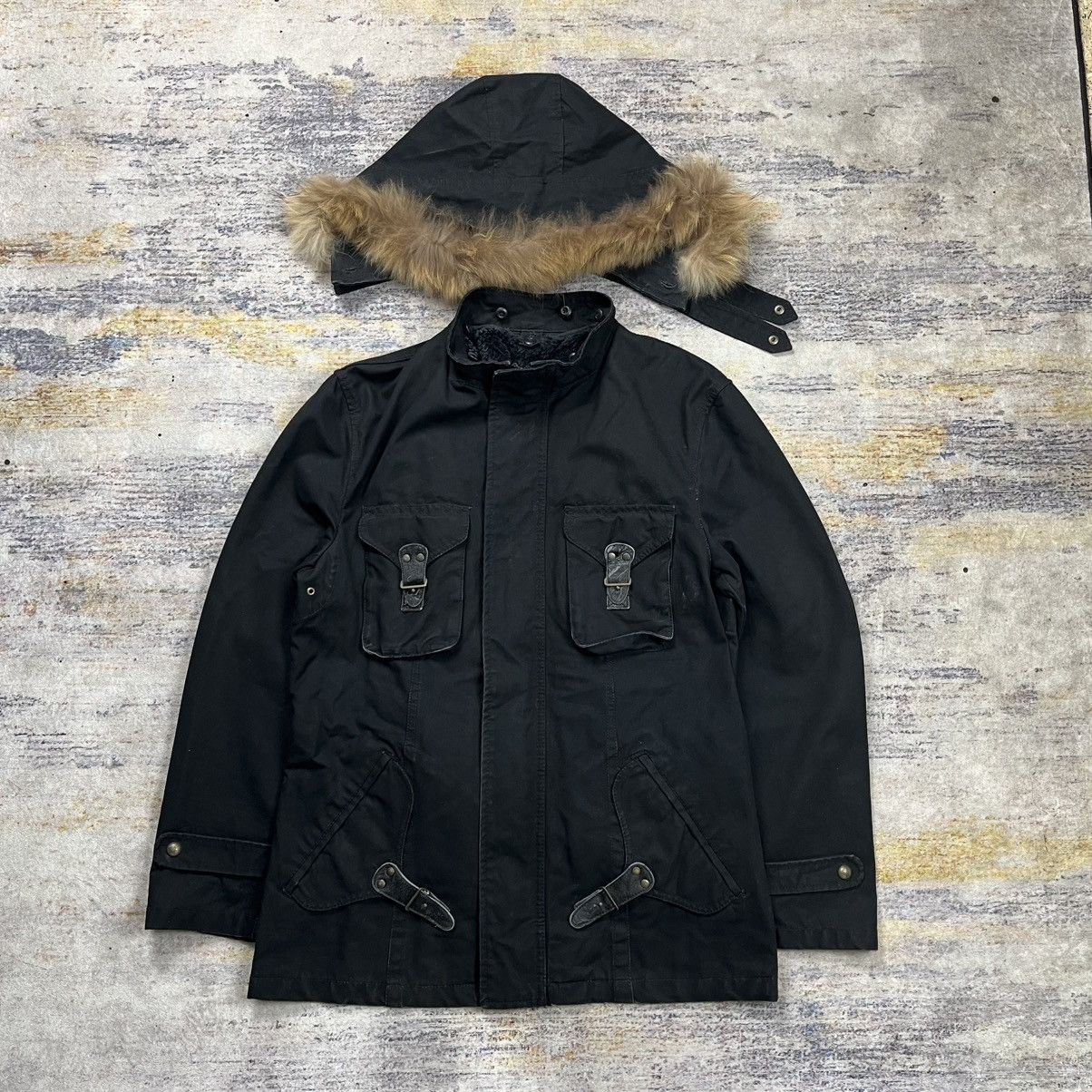 PPFM Ppfm double zipper fur bondage parka jacket vkei style Size US L / EU 52-54 / 3 - 3 Thumbnail