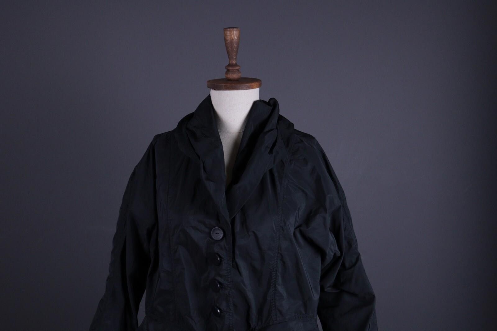 Designer Absolut By Zebra Black Lagenlook Jacket Size 3 / L Size M / US 6-8 / IT 42-44 - 2 Thumbnail