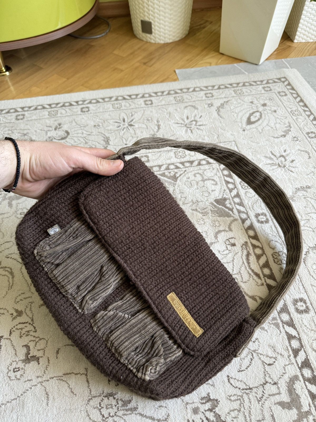 Quiksilver Vintage Quiksilver Roxy Knit Corduroy Mini Handle Bag Y2K Size ONE SIZE - 16 Thumbnail