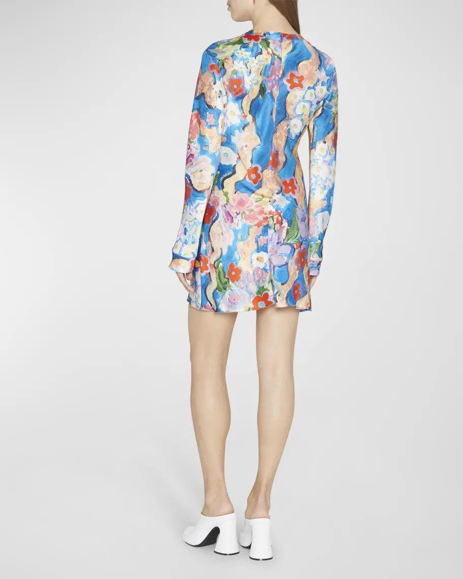 Marni o1srvl11e0624 Midi Dress in Multicolor Size S / US 4 / IT 40 - 2 Thumbnail