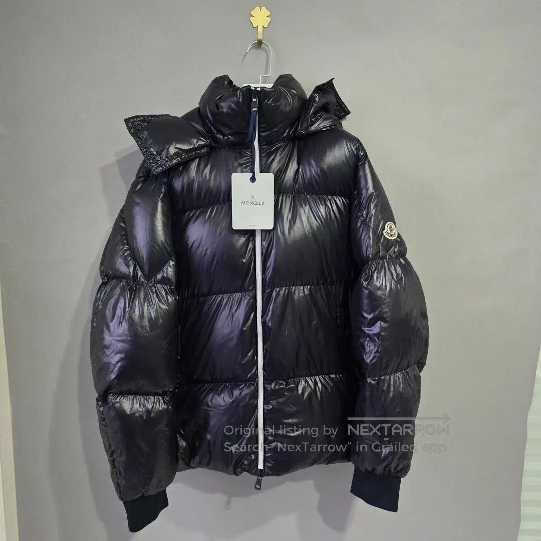 Moncler Moncler Sinarka Men's Shiny Down Jacket. Size US XXL / EU 58 / 5 - 1 Thumbnail