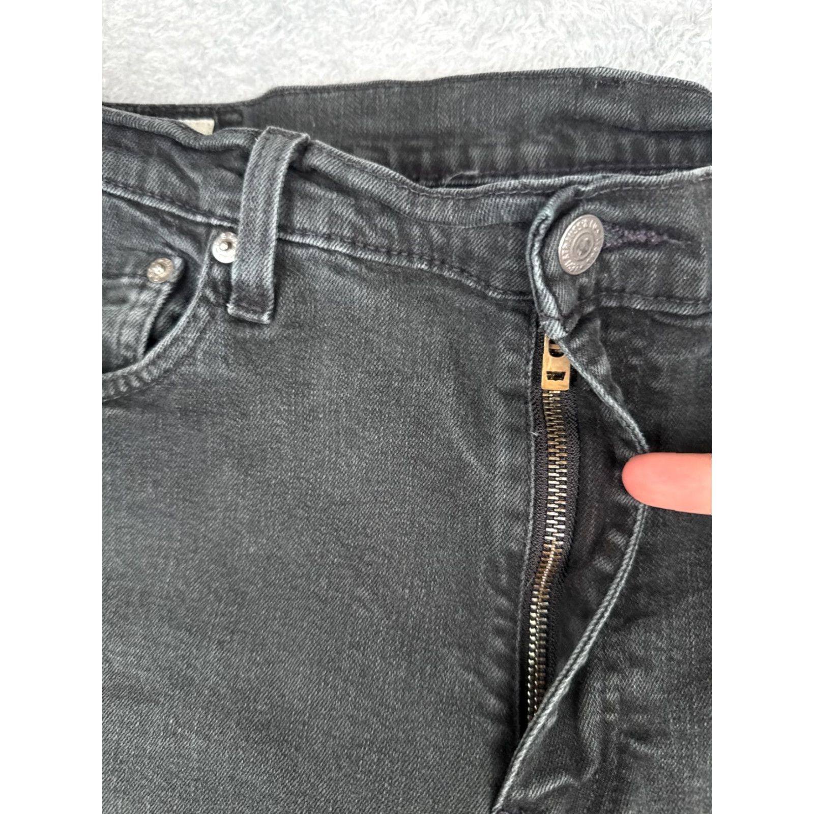 Levi's Levi's 541 Jeans Black Denim 36x34 Button Fly 5-Pocket Cotton Straight Regular Mens Pants Jeans Size US 36 / EU 52 - 5 Thumbnail