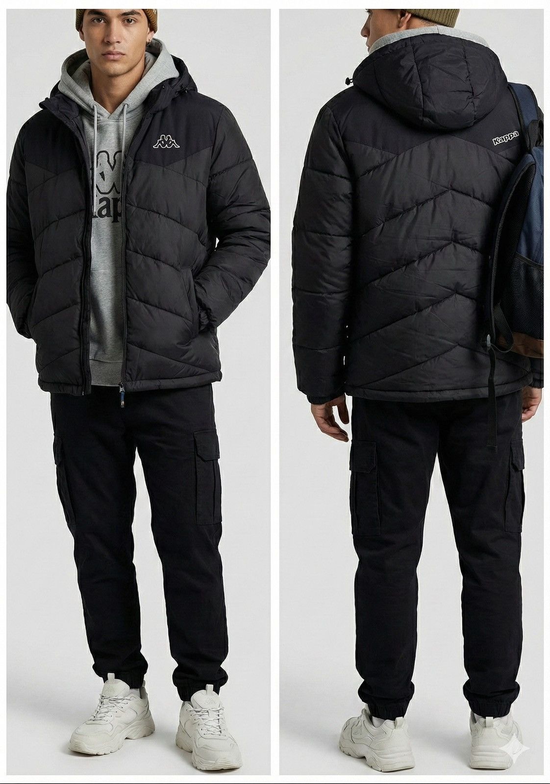 🔥Kappa Puffer Jacket Hoodie