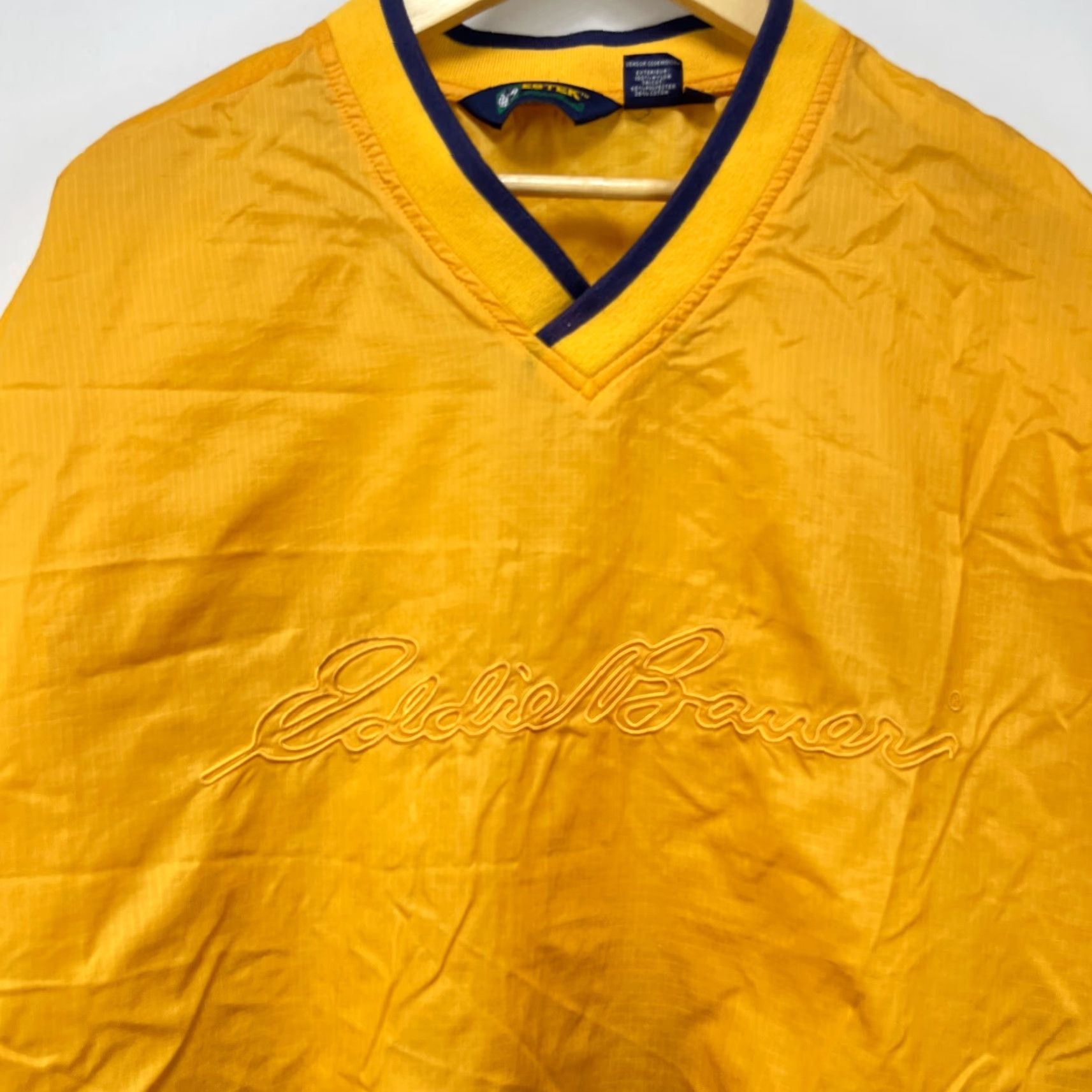 Eddie Bauer VINTAGE Eddie Bauer Jacket Windbreaker 2XL Mens Yellow Nylon 90s 2XL Windbreaker Jacket Size US XXL / EU 58 / 5 - 2 Thumbnail