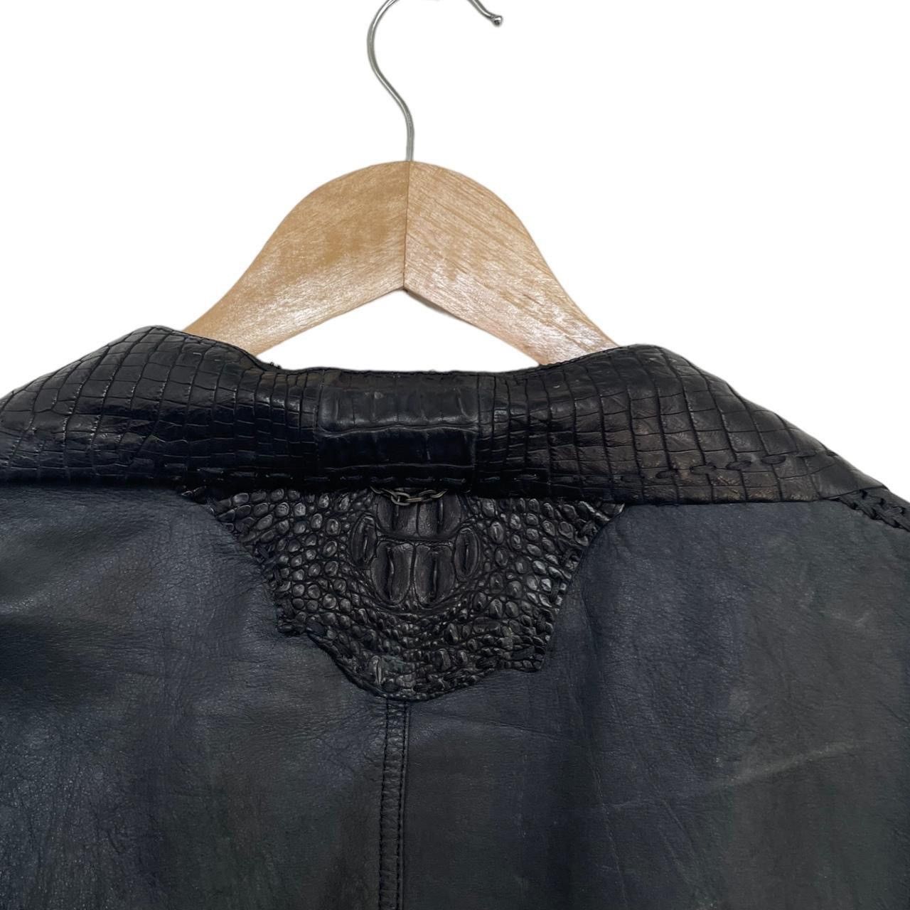14th Addiction 14th addiction crocodile blazer w feather tassels Size US M / EU 48-50 / 2 - 5 Thumbnail