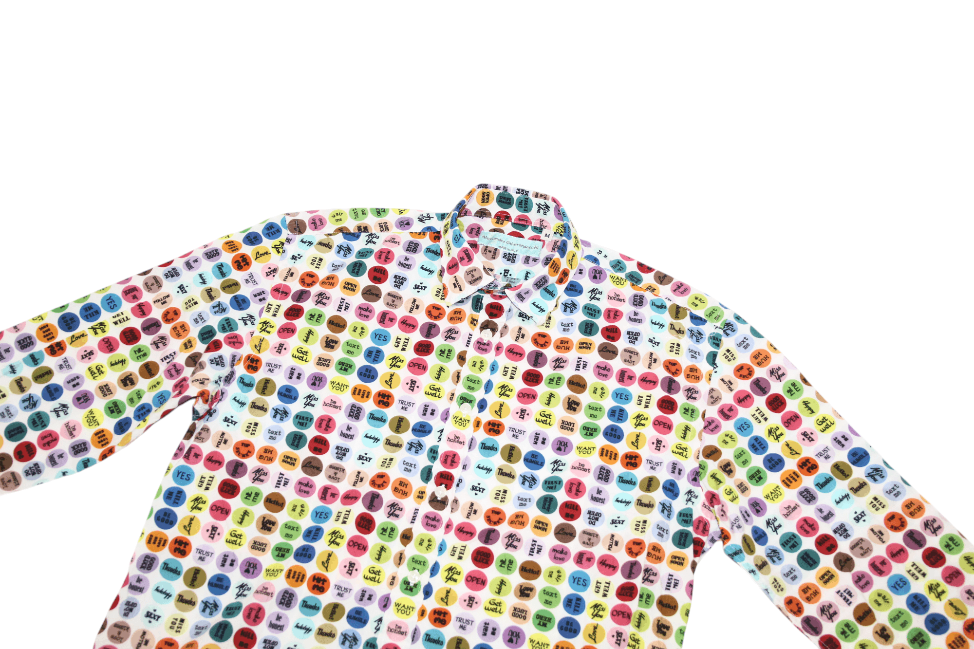 Robert Graham Alessandro Gherardeschi crazy coloured design casual shirt Size US M / EU 48-50 / 2 - 4 Thumbnail