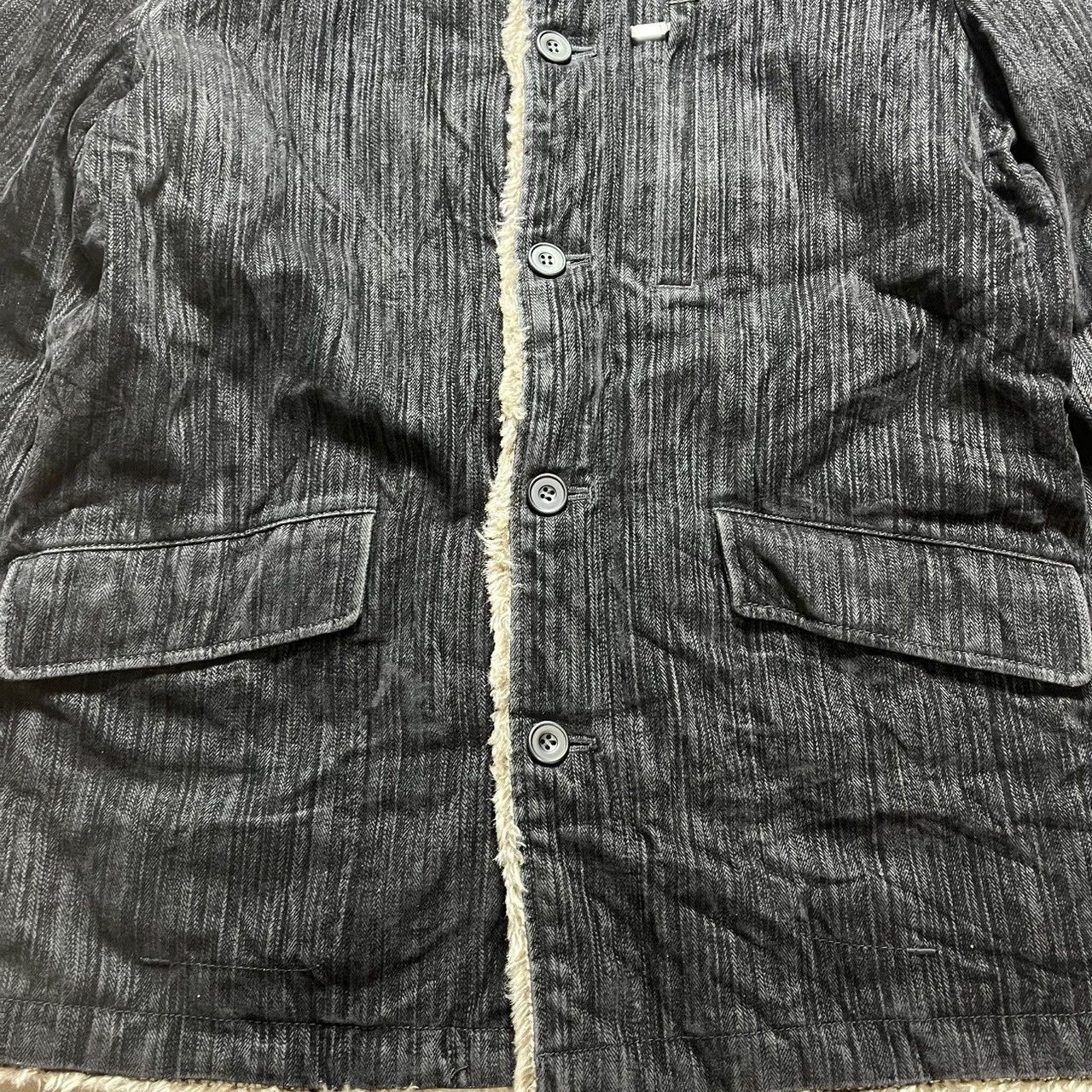 If Six Was Nine × Japanese Brand × Le Grande Bleu (L.G.B.) Louis Chavlon Japanese Brand Faux Fur Jacket Size US M / EU 48-50 / 2 - 4 Thumbnail