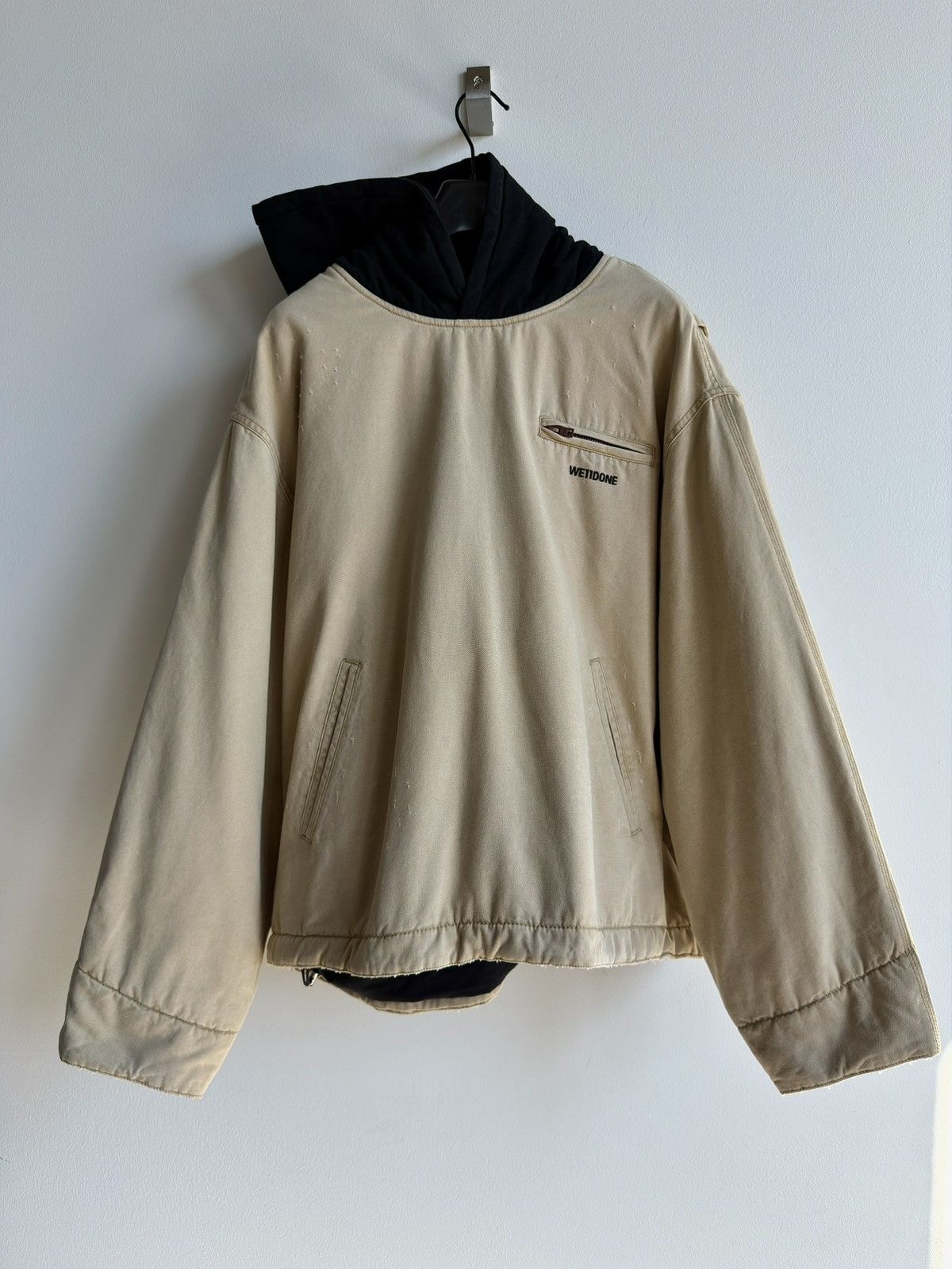 WE11DONE WE11DONE Canvas Detroit Canvas Hooded Bomber Jacket Size US M / EU 48-50 / 2 - 9 Thumbnail