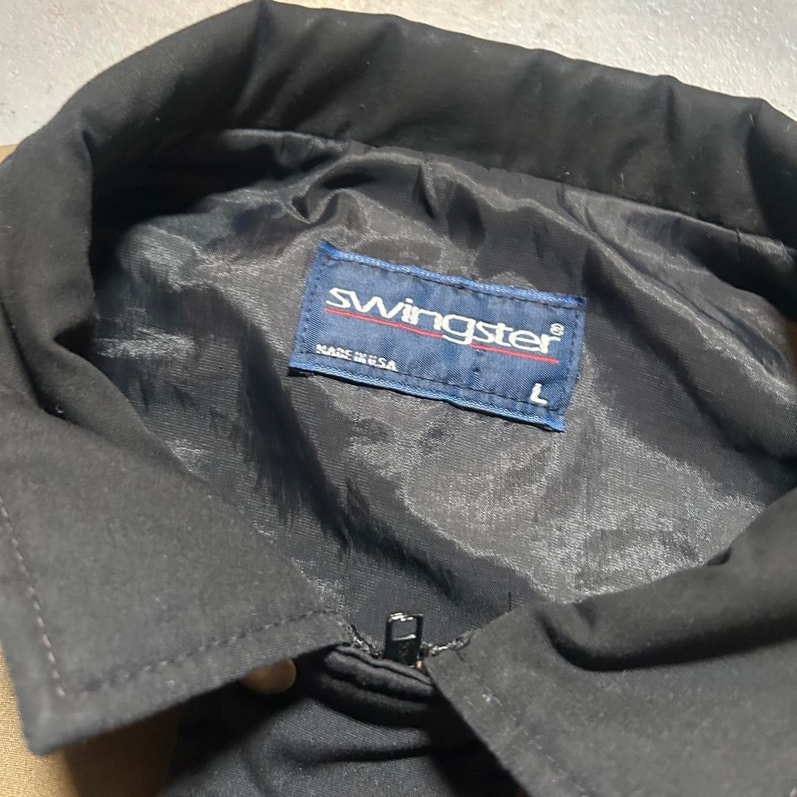 Fruit Of The Loom 80s black and tan dekalb farm jacket usa Size US L / EU 52-54 / 3 - 4 Thumbnail