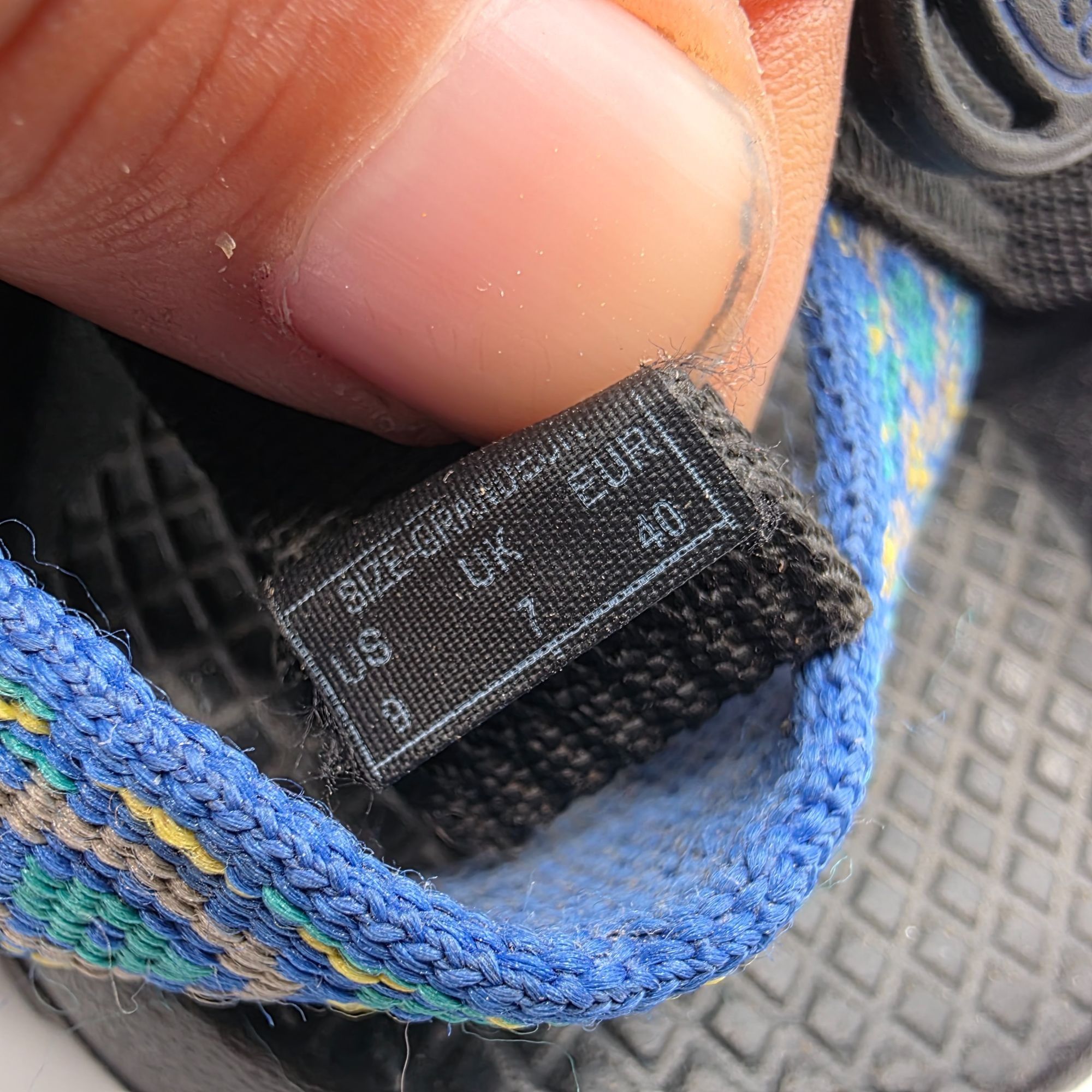 Chaco Chaco ZX2 Vibram Yampa Unaweep Womens Size 9 Black Blue Gree Size US 9 / IT 39 - 6 Thumbnail