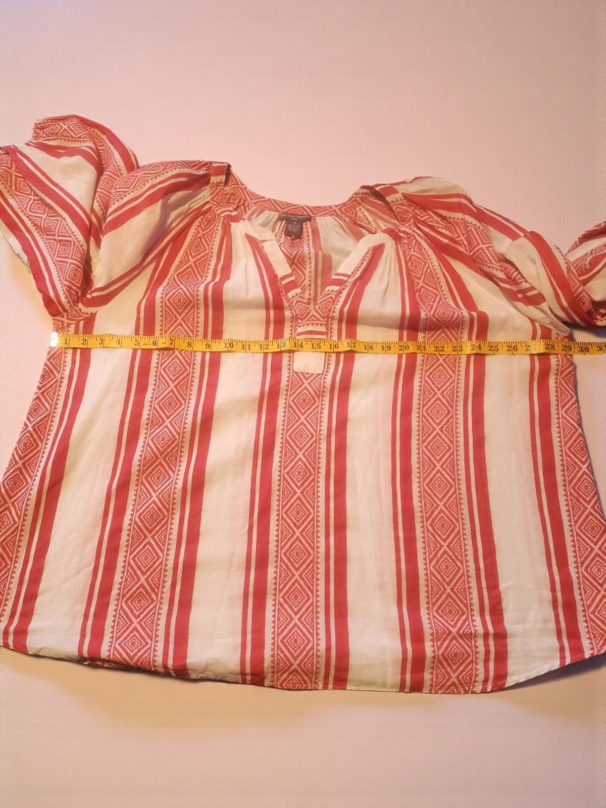 Other Chelsea & Theodore Women's 100% Cotton Blouse Size 3XL Size 3XL / US 20-22 - 6 Thumbnail