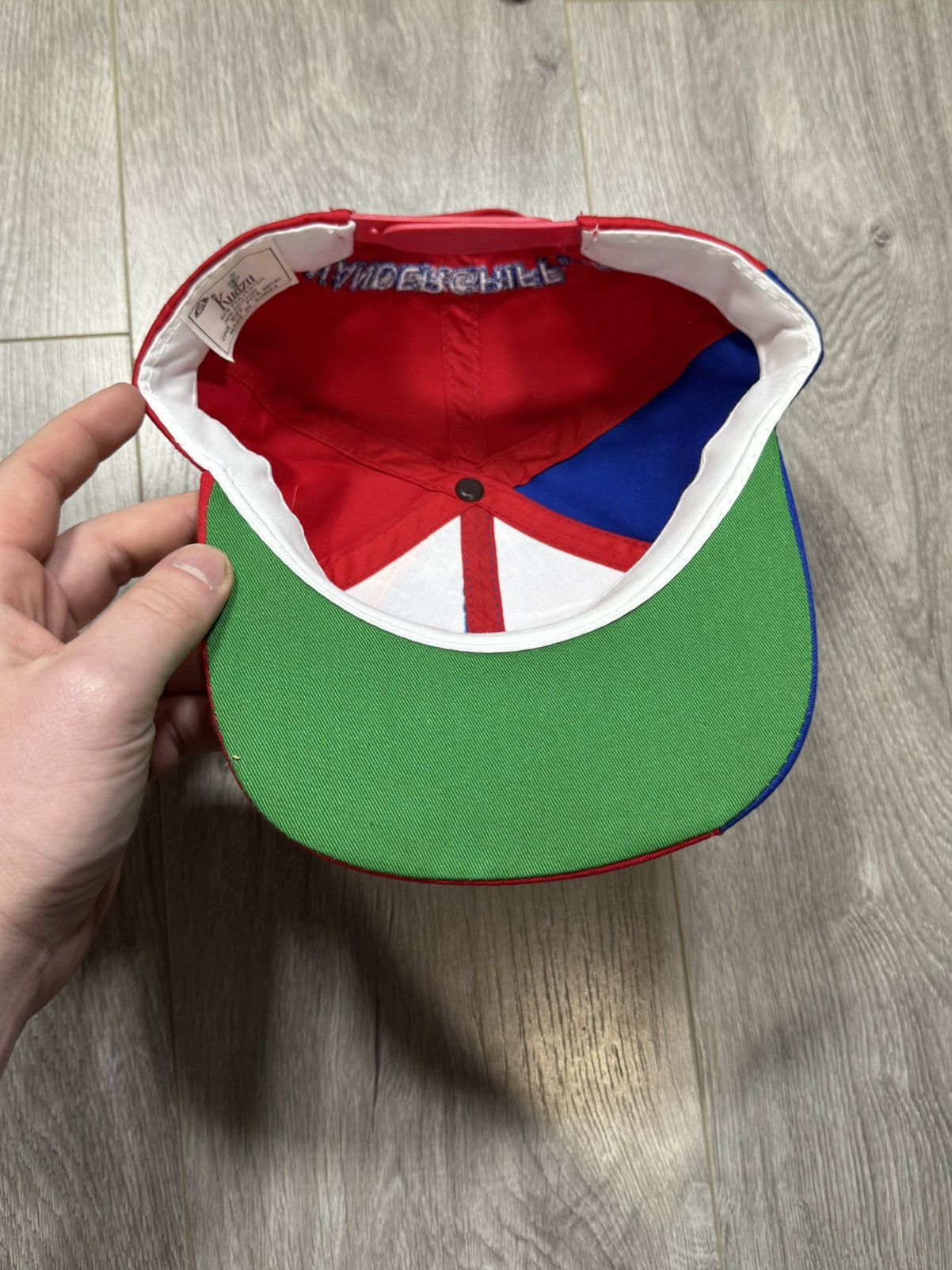 Jerzees × NASCAR × Vintage Bob Vandergriff Jr Jerzees Activewear Racing Snapback Size ONE SIZE - 7 Thumbnail
