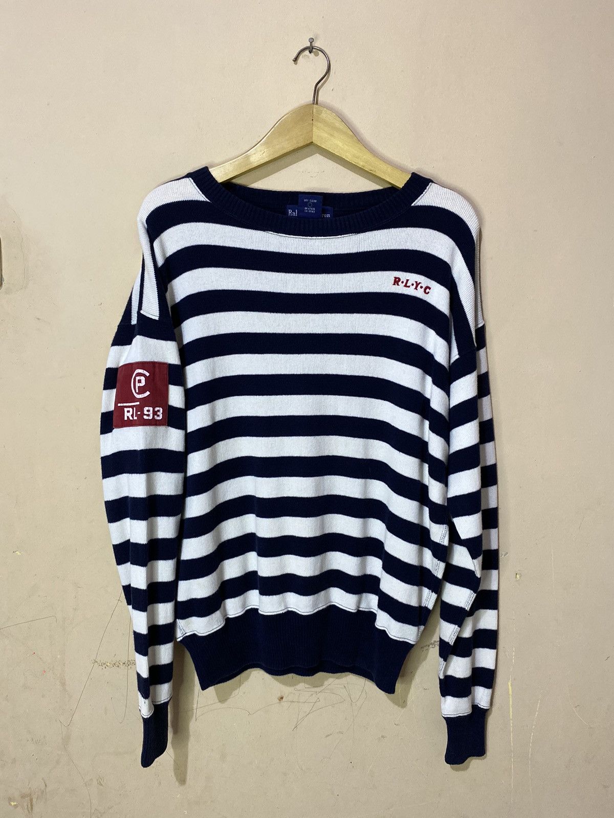 Polo Ralph Lauren × Ralph Lauren × Vintage 90s OG Polo Ralph Lauren CPRL-93 Wool Knitwear Size US M / EU 48-50 / 2 - 1 Thumbnail