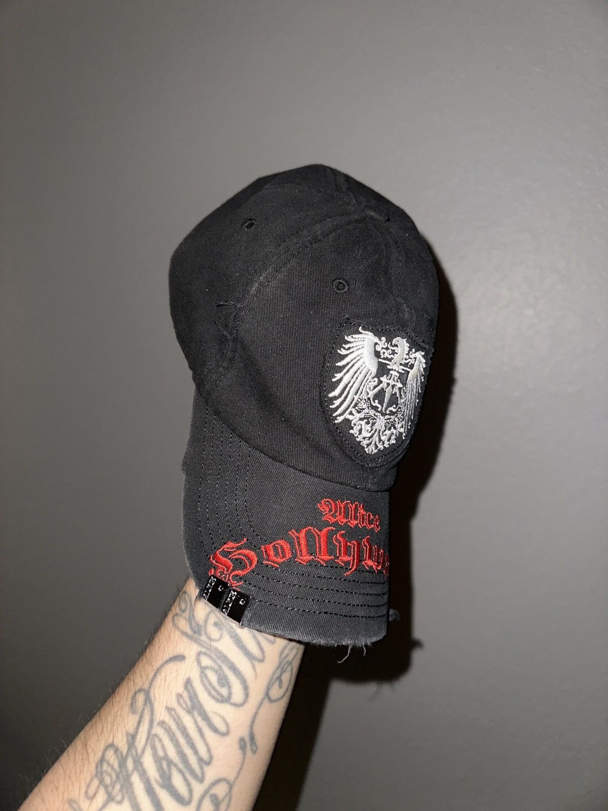 Alice Hollywood ALICE HOLLYWOOD CHOPPER LOGO CAP (BLACK) | Grailed