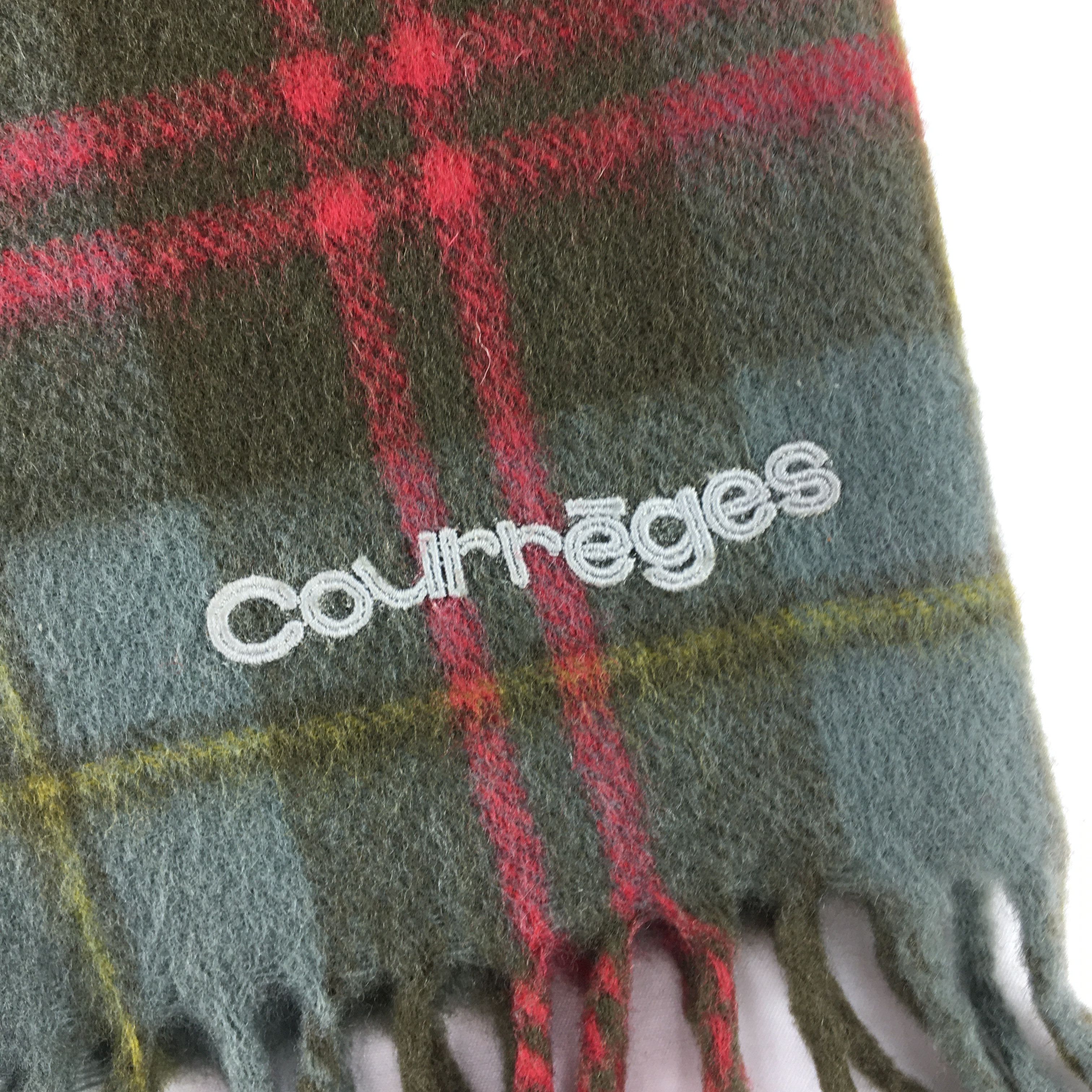 Courreges Vintage Courreges Scarf Muffler Wool Cashmere Scarves Size ONE SIZE - 4 Thumbnail