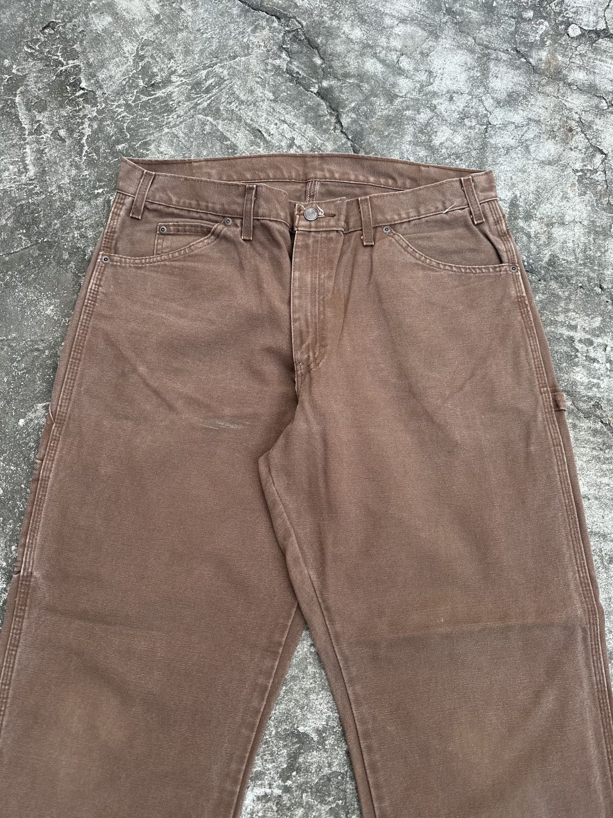 Carhartt × Dickies (36x32) Crazy Vintage Y2K Faded Dickies Carpenter Pants Size US 36 / EU 52 - 6 Thumbnail