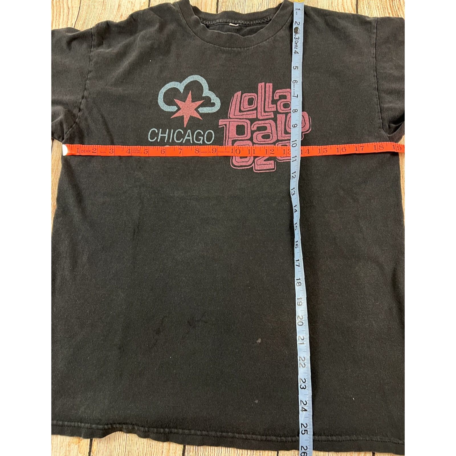 Vintage Lollapalooza Chicago 2018 Music Festival Black T Shirt M Distressed Mens Regular Size Medium Size US M / EU 48-50 / 2 - 4 Thumbnail