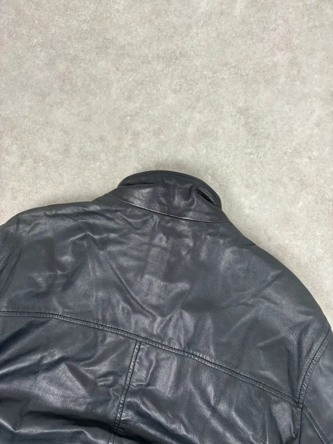 Emporio Armani SS2020 Emporio Armani Black Leather Zip-Up Jacket Size US M / EU 48-50 / 2 - 6 Thumbnail