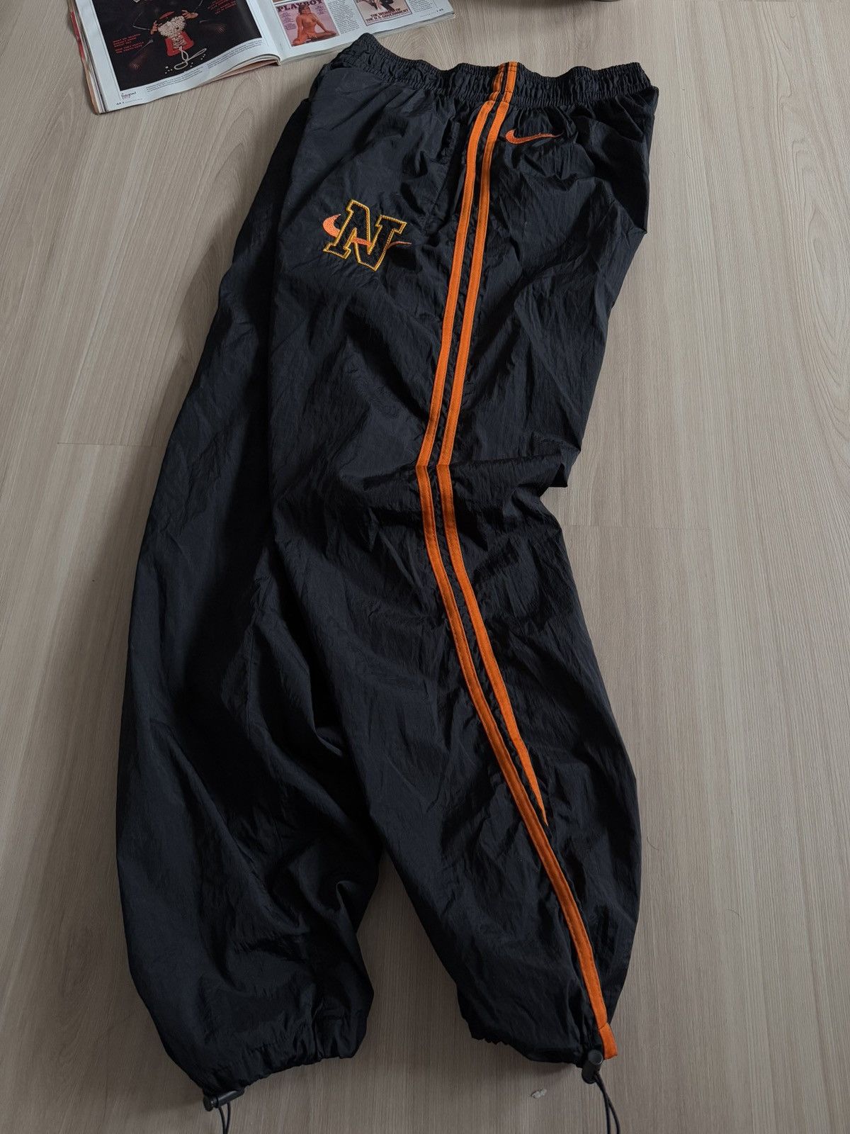 Nike Vintage Nike Nylon Track Pants 00s Size US 34 / EU 50 - 3 Thumbnail