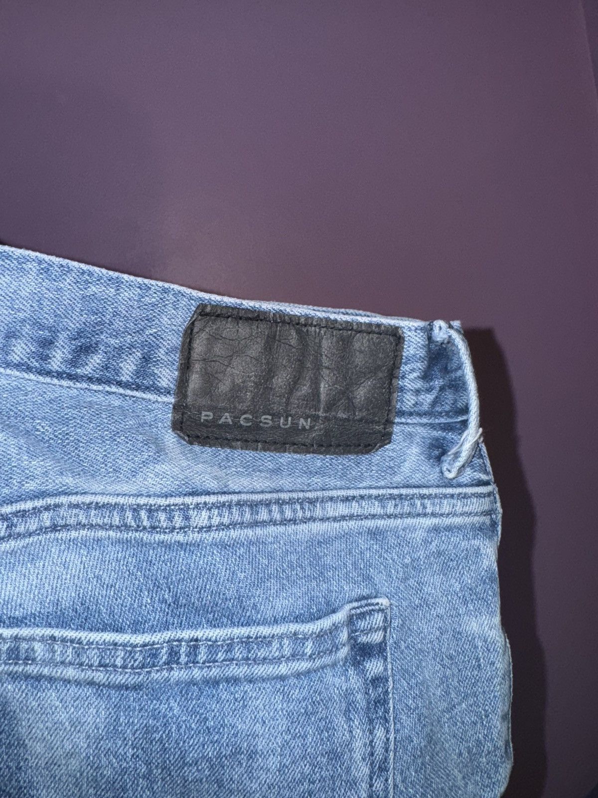 Pacsun Pacsun Stacked Skinny aquatic denim Size US 32 / EU 48 - 5 Thumbnail