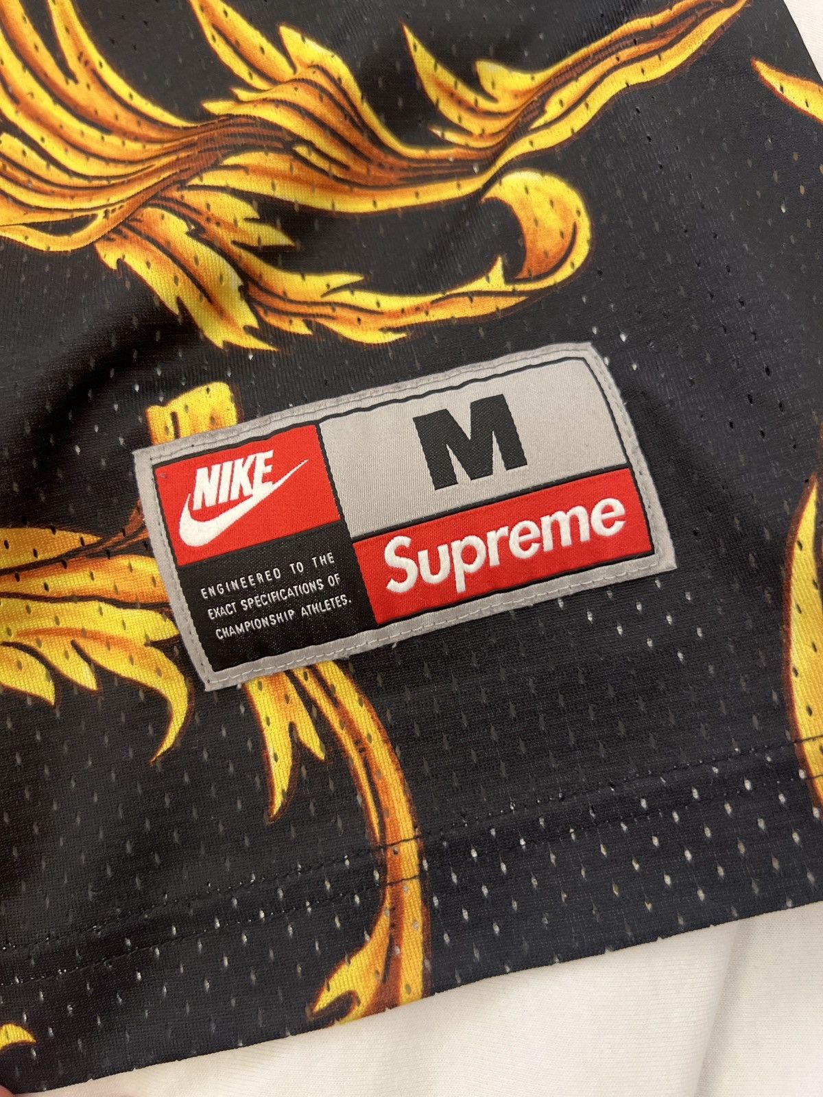 2014ss Supreme×NIKE Basketball Jersey Supreme x Nike SS14 Red Basketball Jersey Size Medium