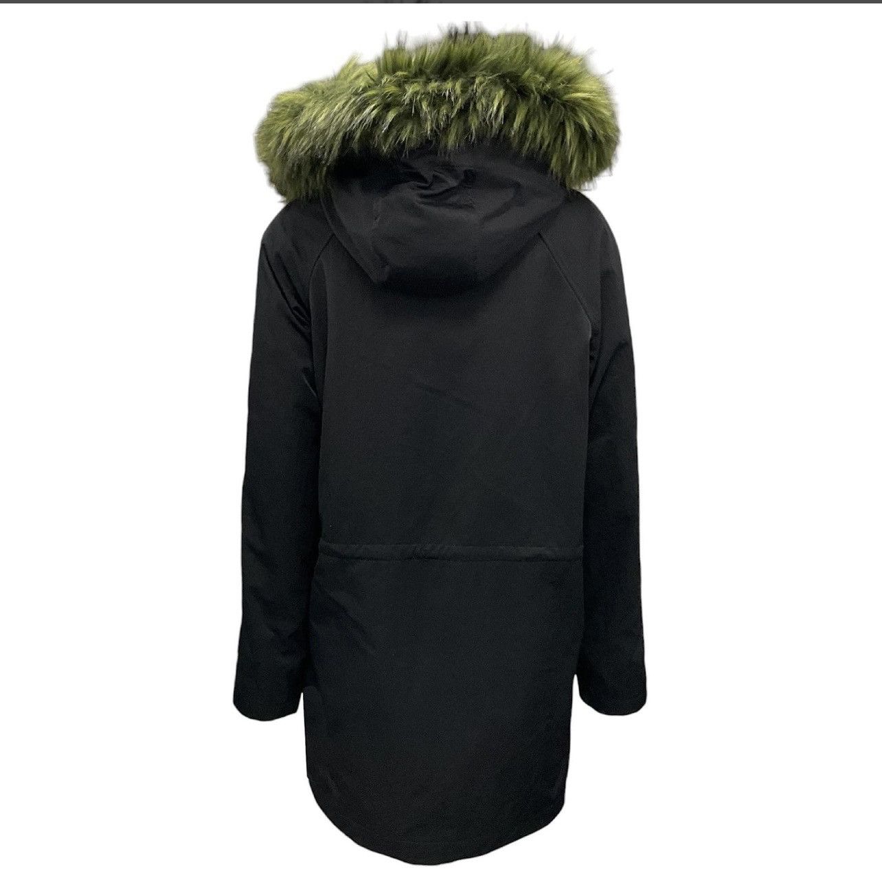 Opening Ceremony Opening Ceremony Black / Green Faux FurTrim Hood Parka Coat Size US S / EU 44-46 / 1 - 6 Thumbnail