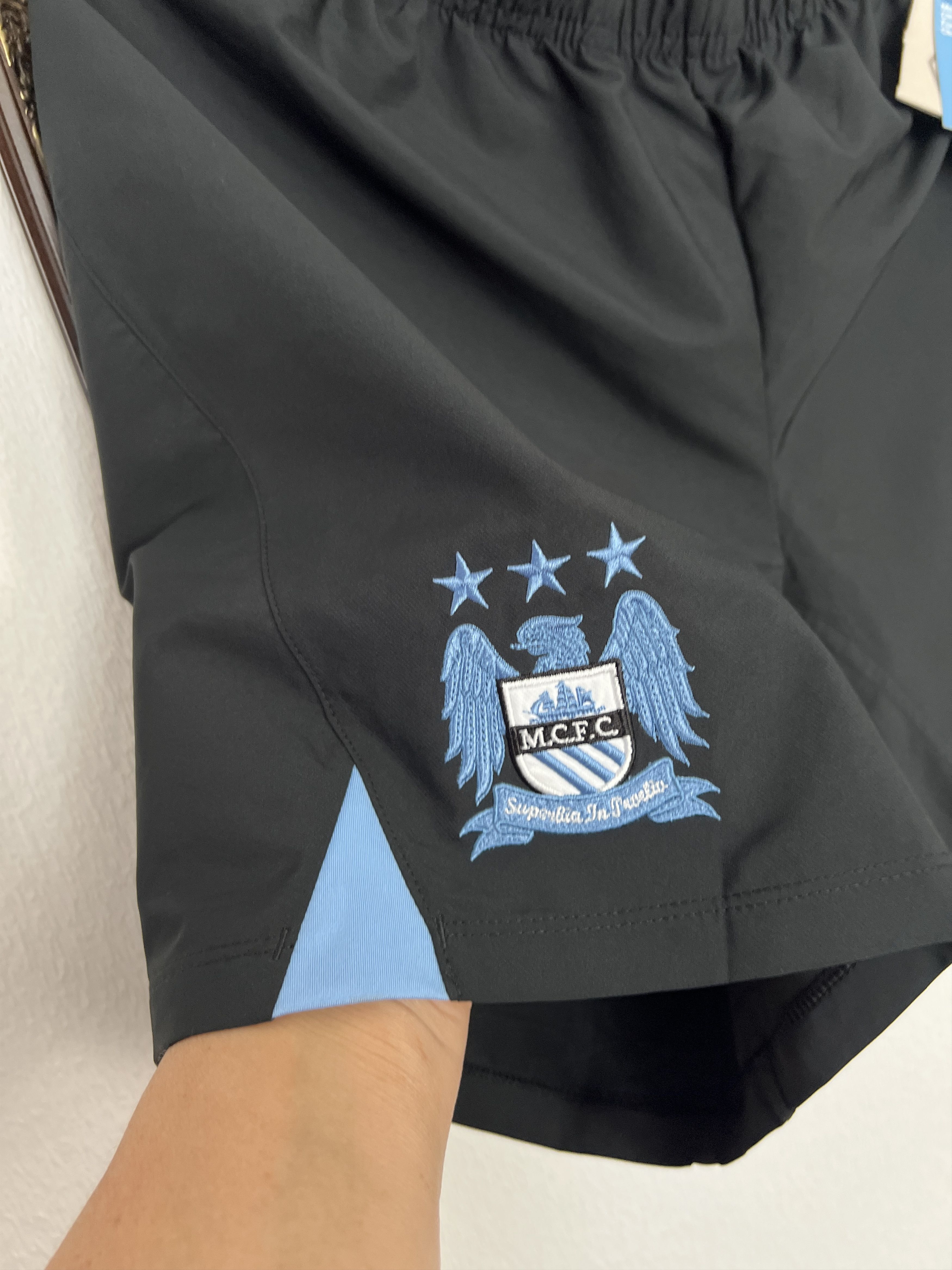 Umbro Vintage Umbro Manchester City Football Shorts Soccer L Size US 34 / EU 50 - 5 Thumbnail