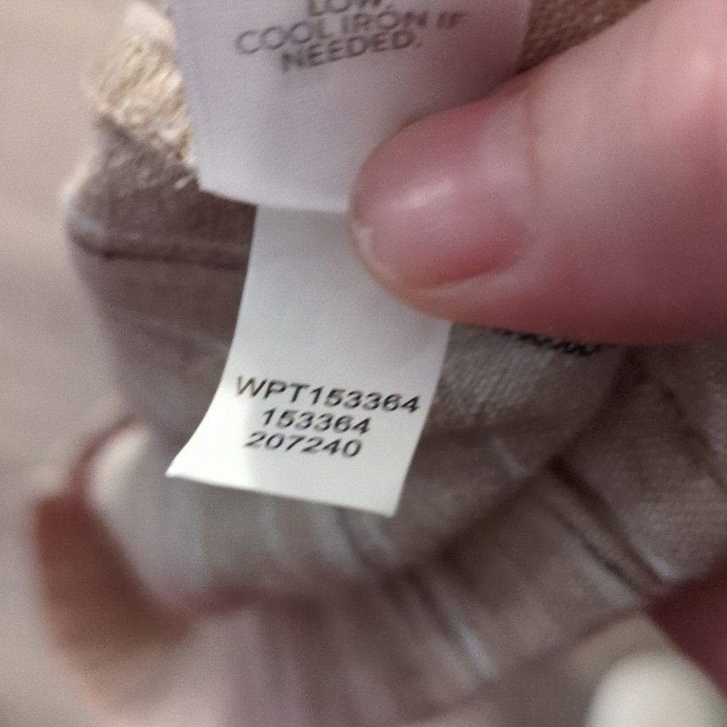 J. Jill J. Jill Striped Linen Rayon Blend Cropped Pants Size 2X Size 39" - 7 Thumbnail