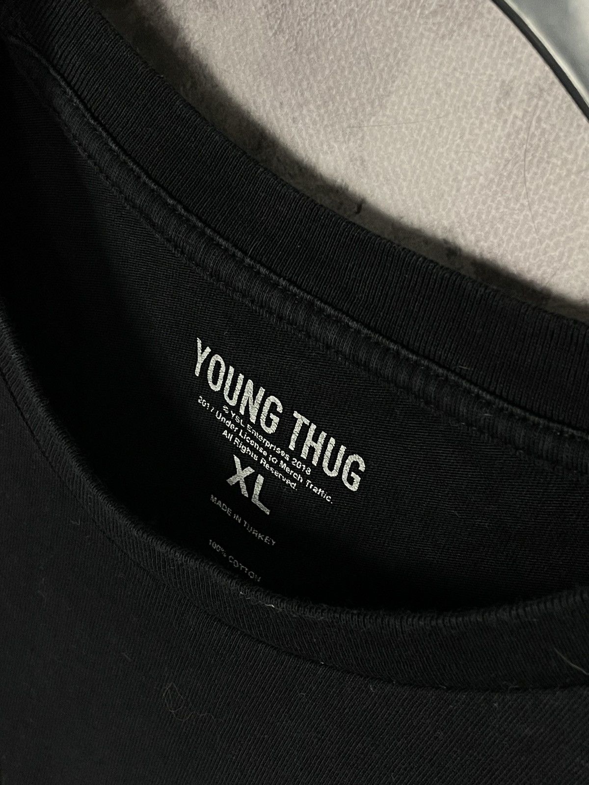 Rap Tees × Young Thug Vintage Y2K YOUNG THUNG THUGGER Angel Style Logo Rap T-shirt Size US XL / EU 56 / 4 - 12 Thumbnail