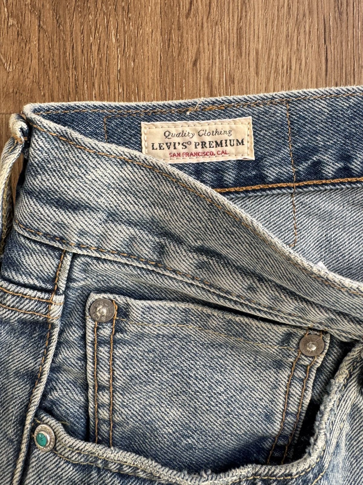 Levi's 501 Original Fit Selvedge Size US 35 - 3 Thumbnail