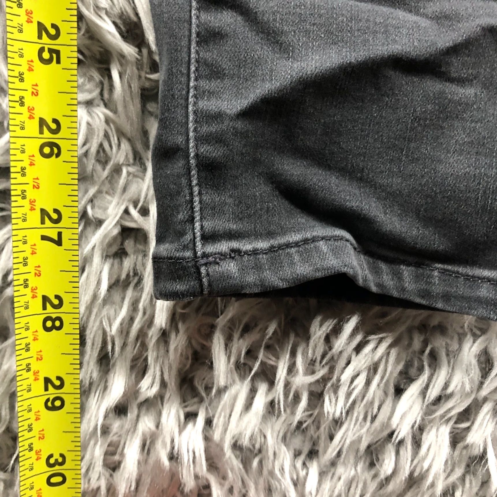 Vintage VINTAGE America Jeans Size 6 Womens Mid Rise Dark Wash Gray Denim Size 28" / US 6 / IT 42 - 3 Thumbnail