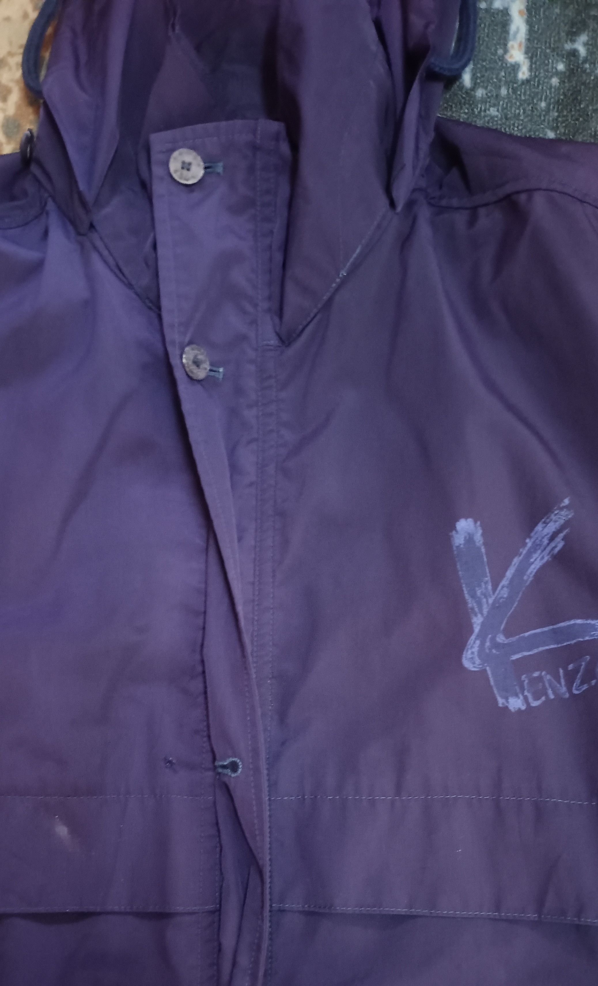 Kenzo Kenzo Golf Purple Hooded Nylon Jacket Size US L / EU 52-54 / 3 - 6 Thumbnail