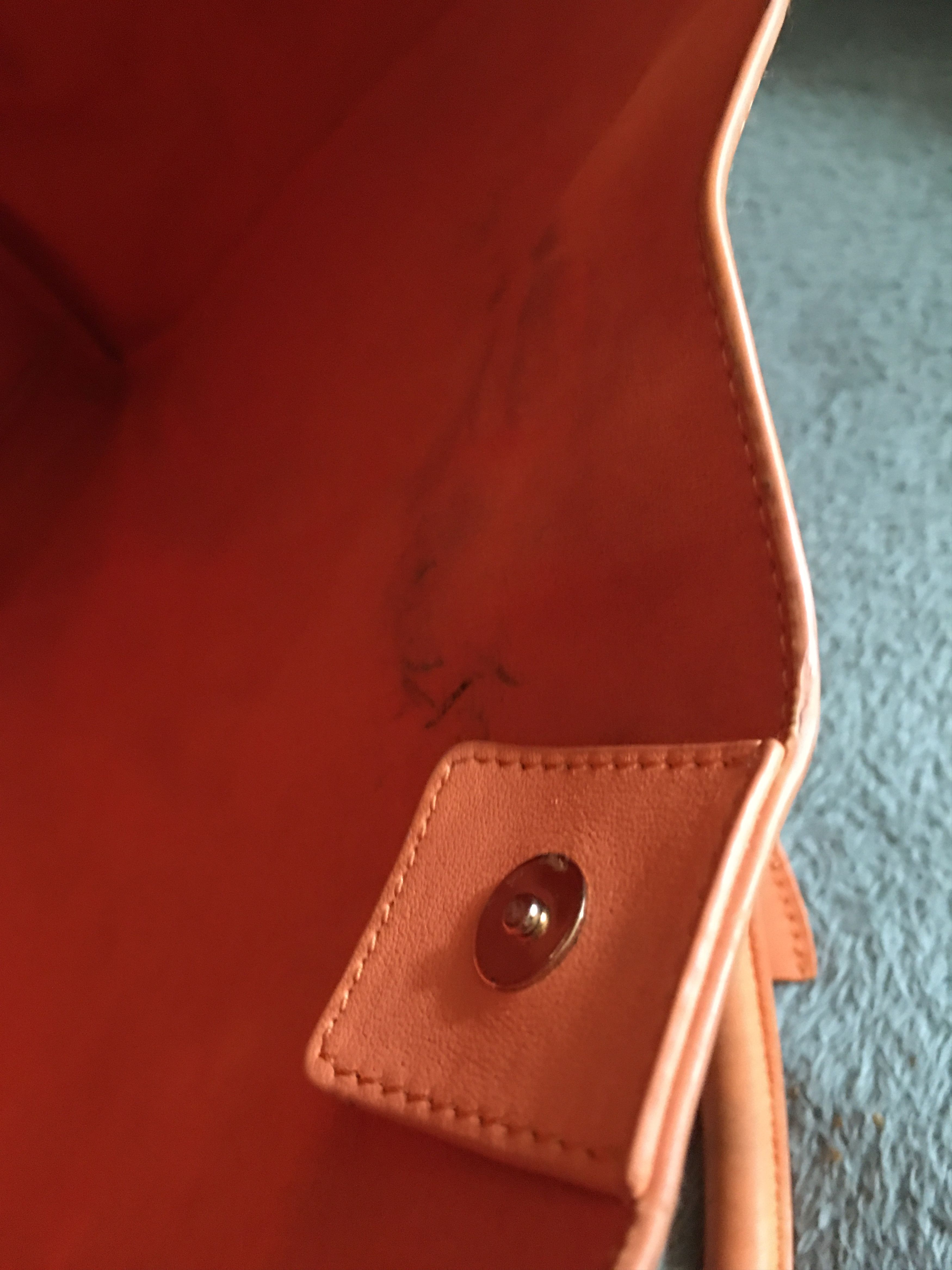 Mulberry Mulberry Willow Leather Tote Bag Orange Handbag Size ONE SIZE - 17 Thumbnail